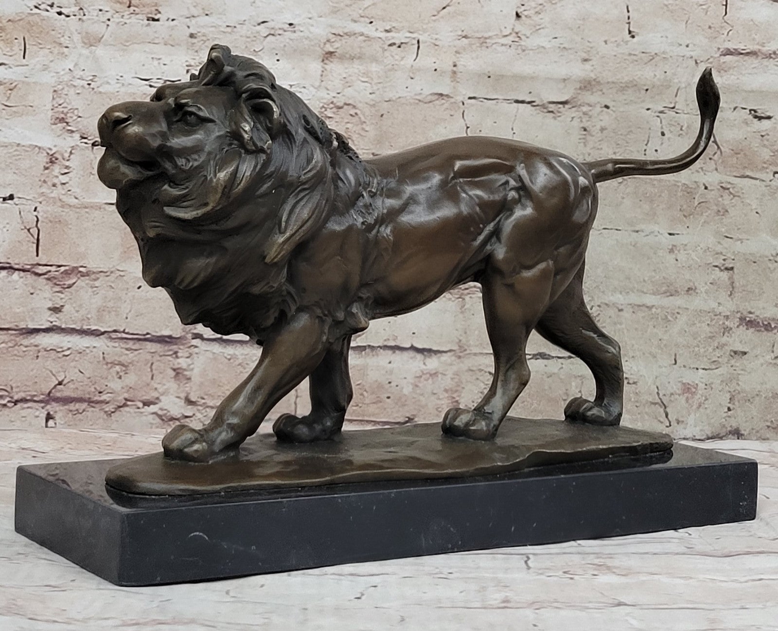 15-art-deco-sculpture-animal-male-lion-marble-base-bronze-statue