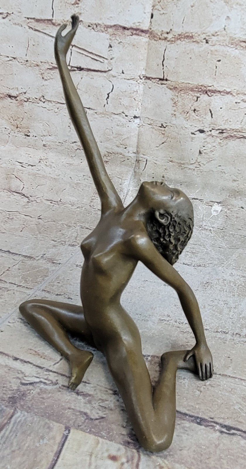 BRONZES Abstract Body Art Bronze Statue Erotic Nude Girl Sculpture Str