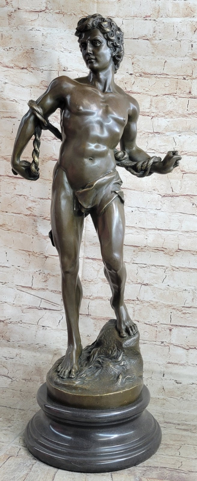 High Quality Bronze Black Male Athlete Body Sculpture - China Nude Man  Bronze Sculpture and Sculpture Life Size Bronze price