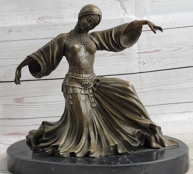 bronze dance sculpture