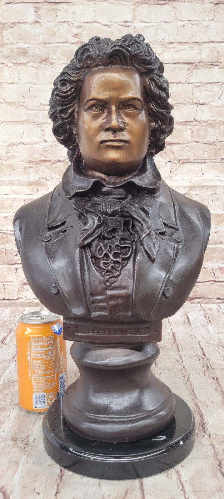 Beethoven Bronze Bust: Limited Edition Music Lover Sculpture Signed by Thomas