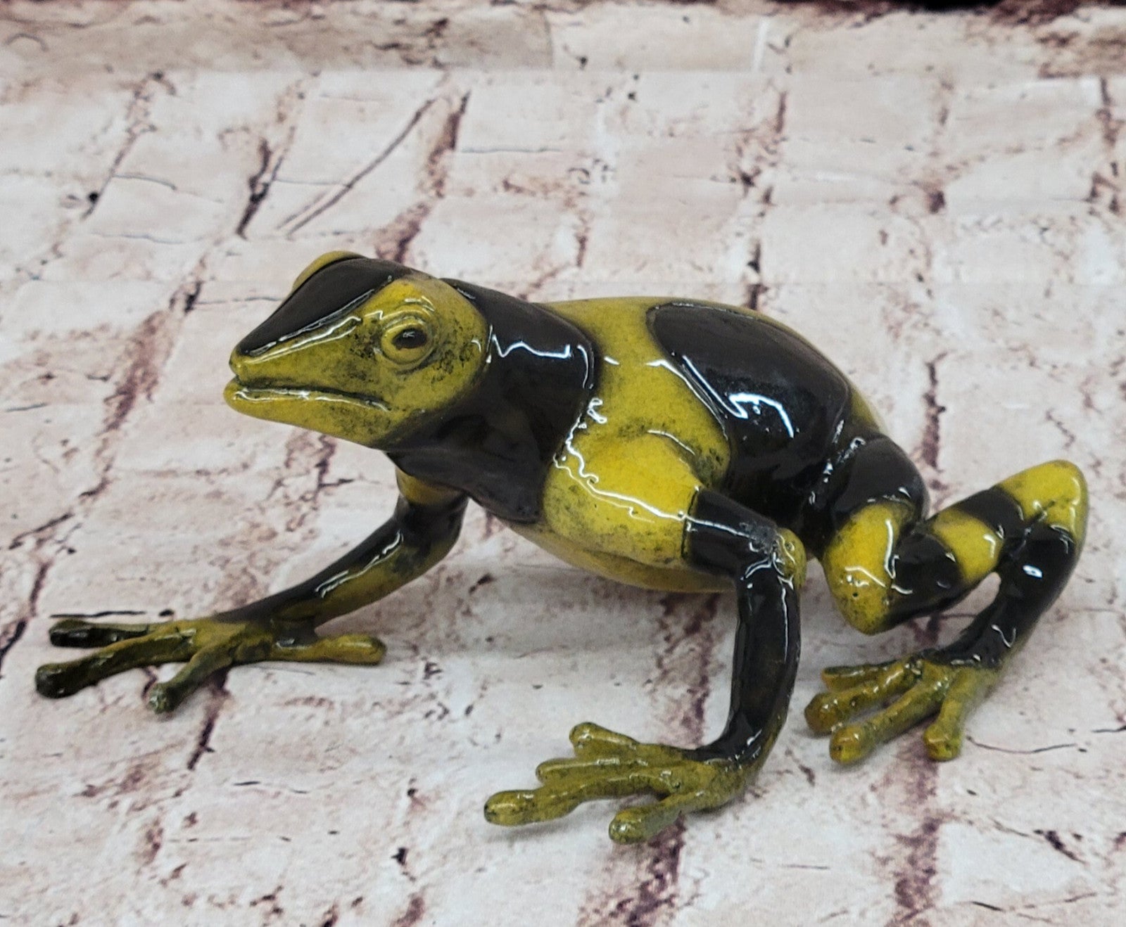 Genuine Bronze Frogman Sculpture: Handcrafted Artwork for Home Office