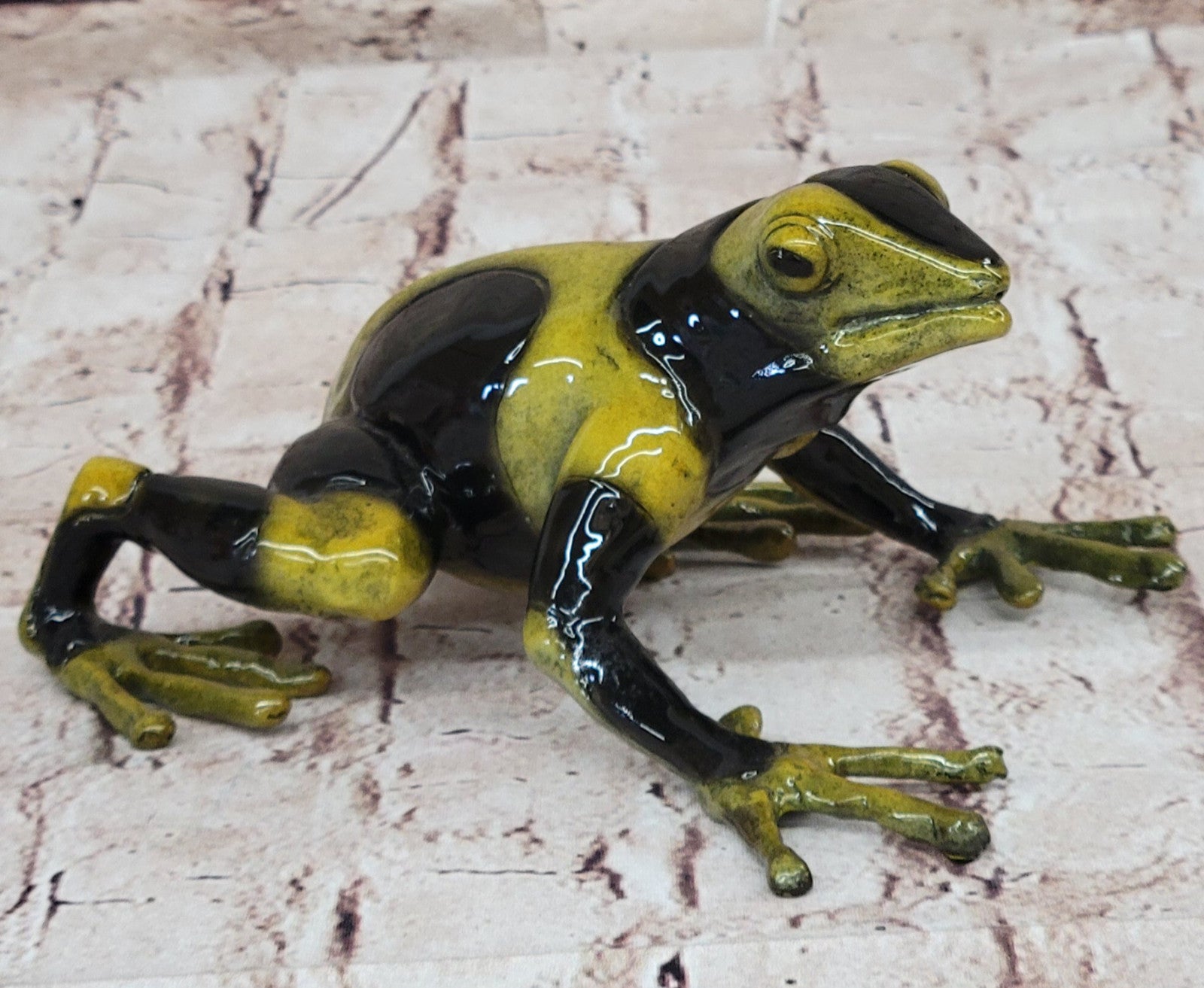 Genuine Bronze Frogman Sculpture: Handcrafted Artwork for Home Office