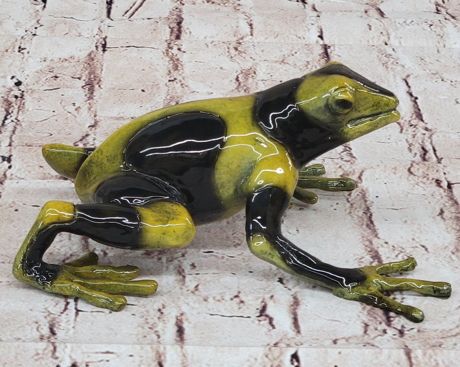 Genuine Bronze Frogman Sculpture: Handcrafted Artwork for Home Office