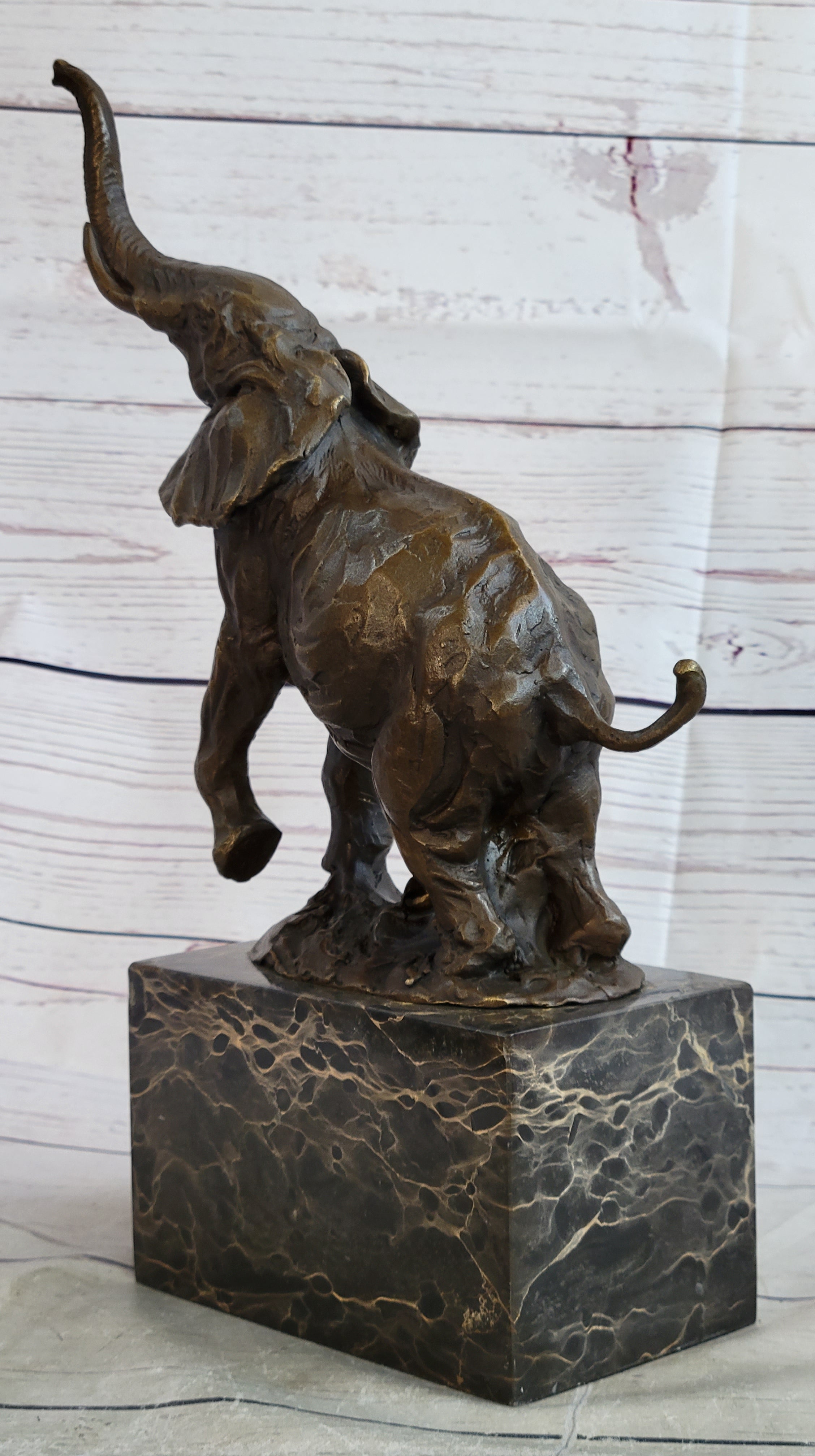 Fonte Métal Bronze Comme Grizzly Ours Sculpture Animal Figurine Art Déco  Fonte