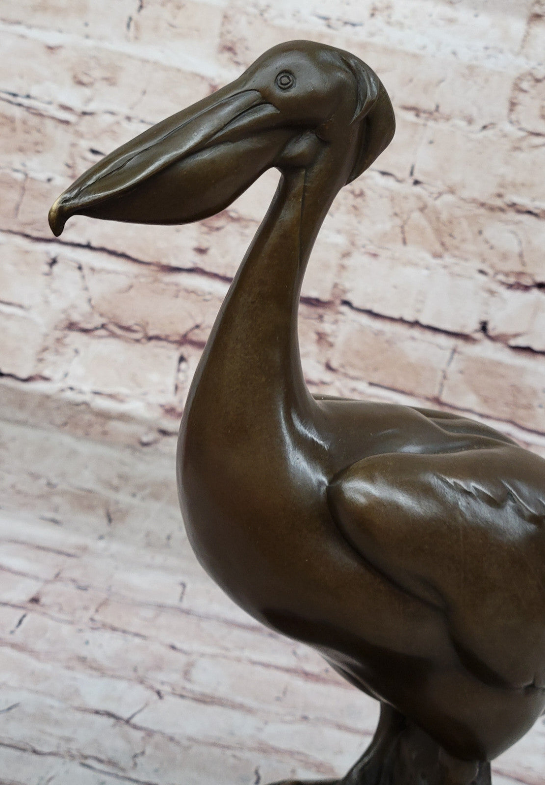 Collector Edition Stork Bird Bronze Sculpture by Milo: Handcrafted Artwork