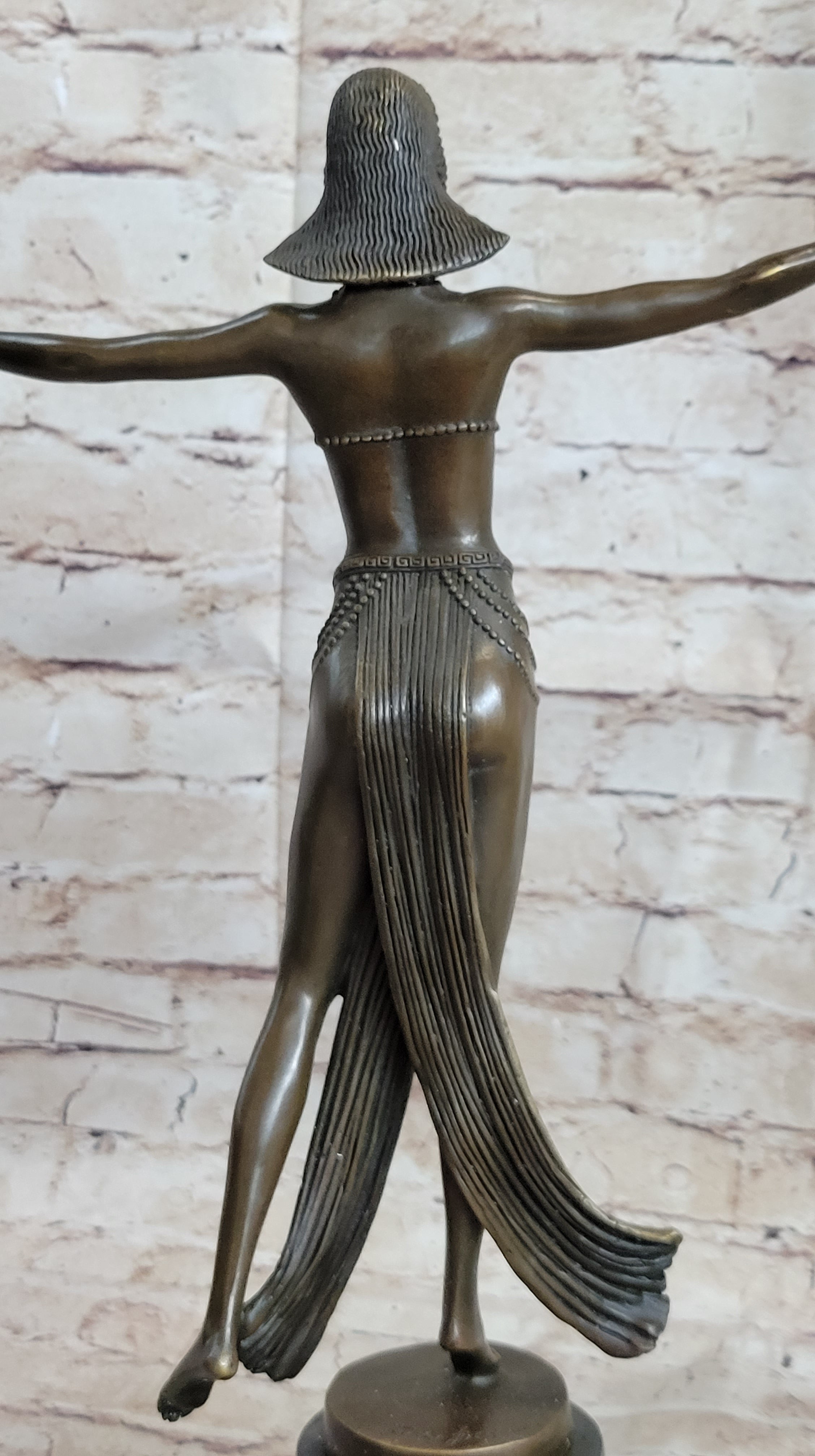 Bronze Sculpture Classic Dancer Bronze Artwork Museum Quality by Descomps