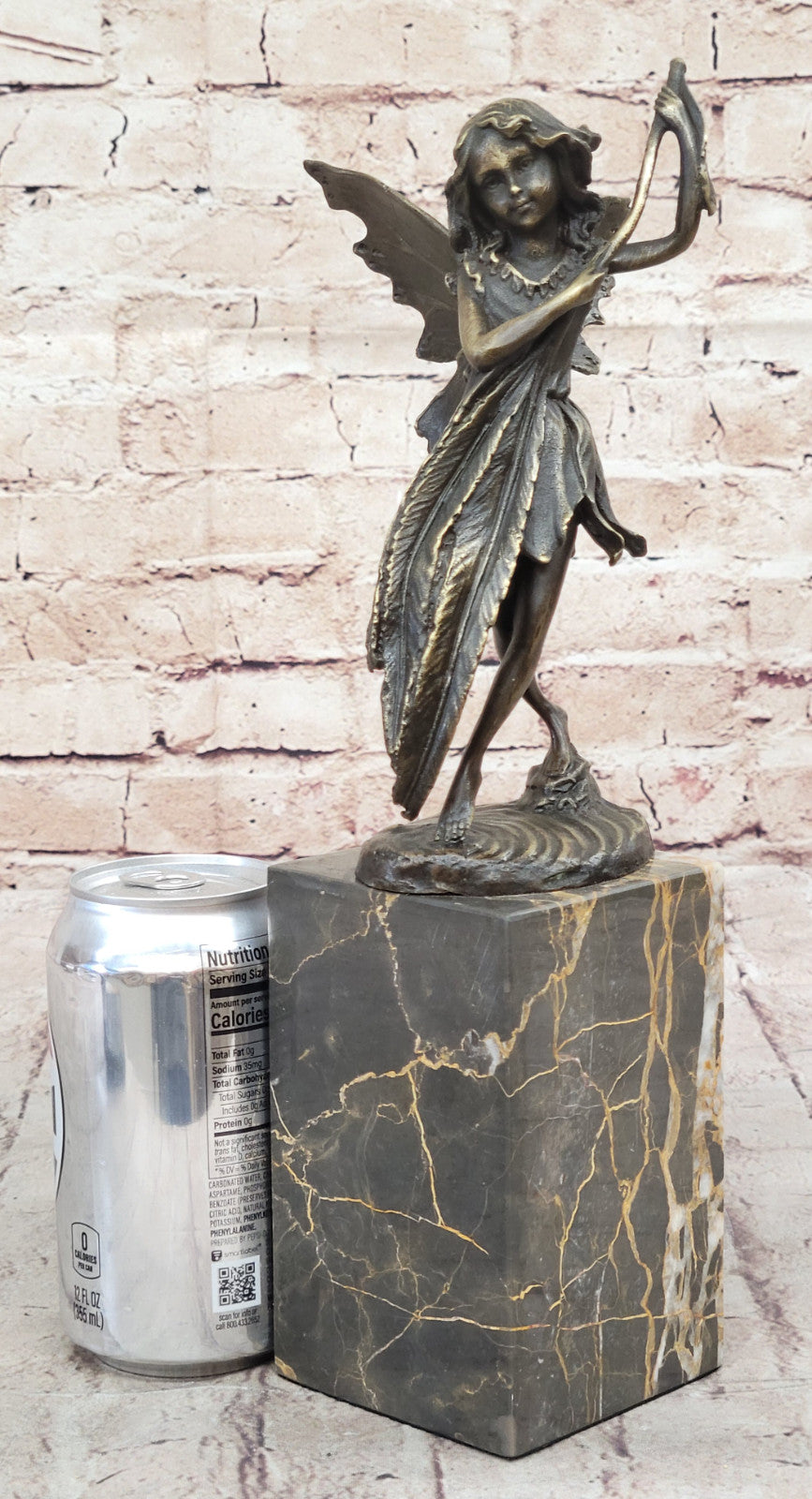 Original Miguel Lopez Bronze Sculpture: Fairy Angel Collector Edition Figurine