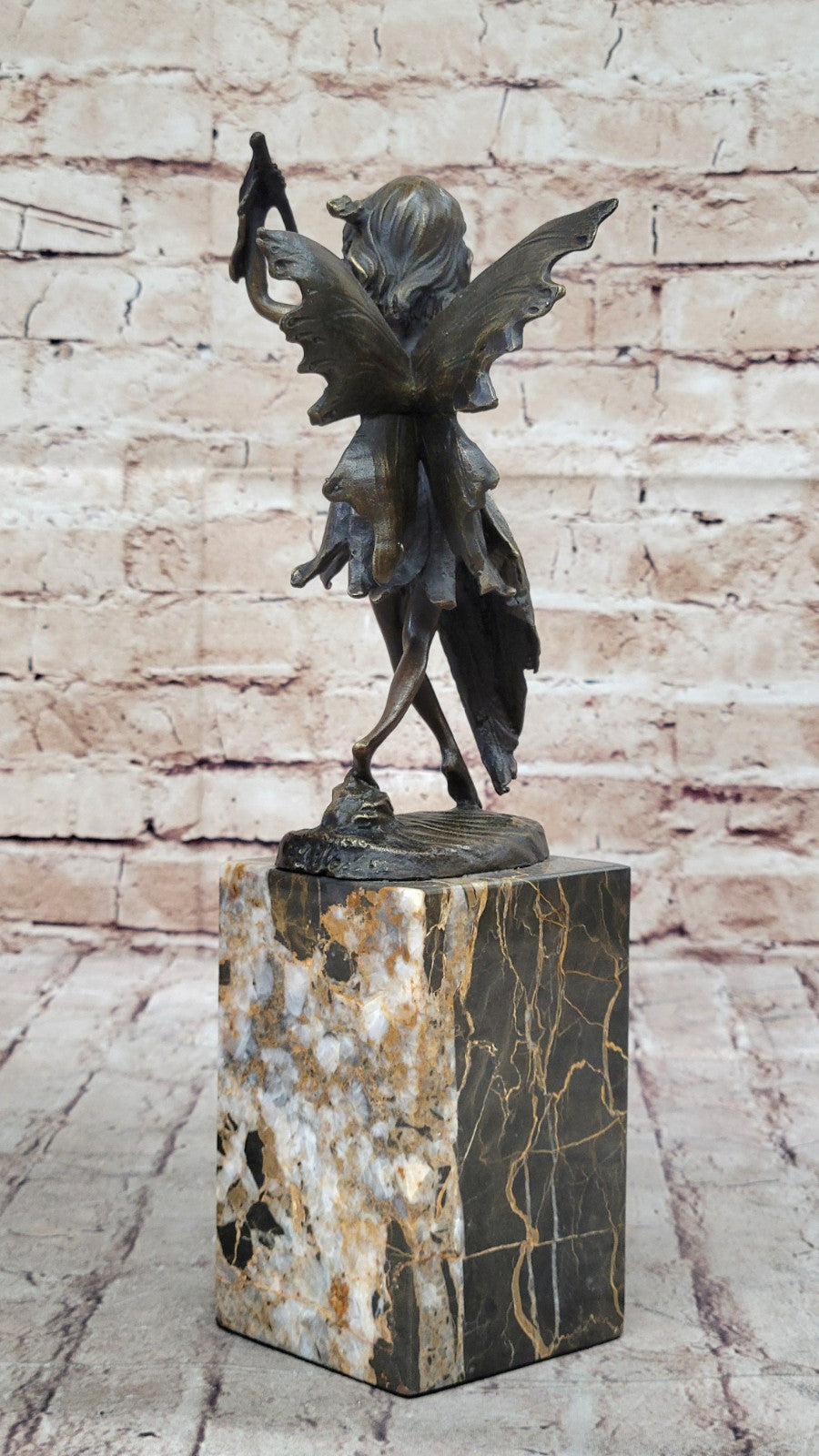 Original Miguel Lopez Bronze Sculpture: Fairy Angel Collector Edition Figurine