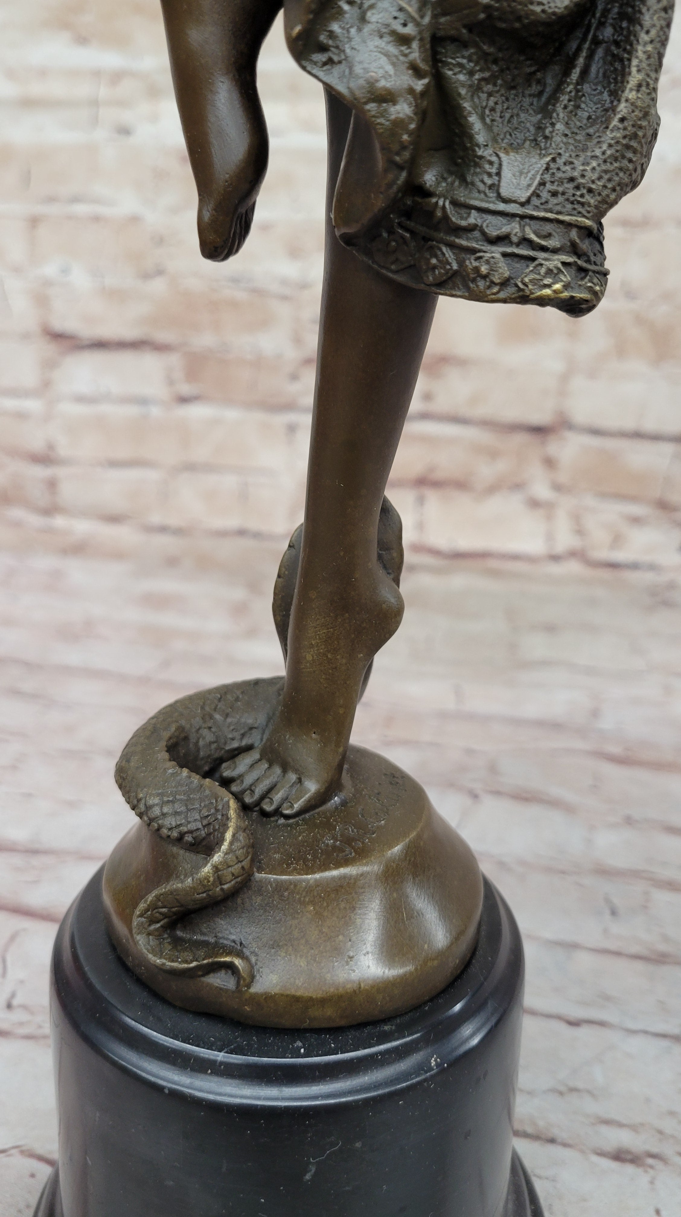 SIGNED BRONZE ART NOUVEAU DECO COLINET STATUE FIGURINE SCULPTURE ART FIGURE LRG