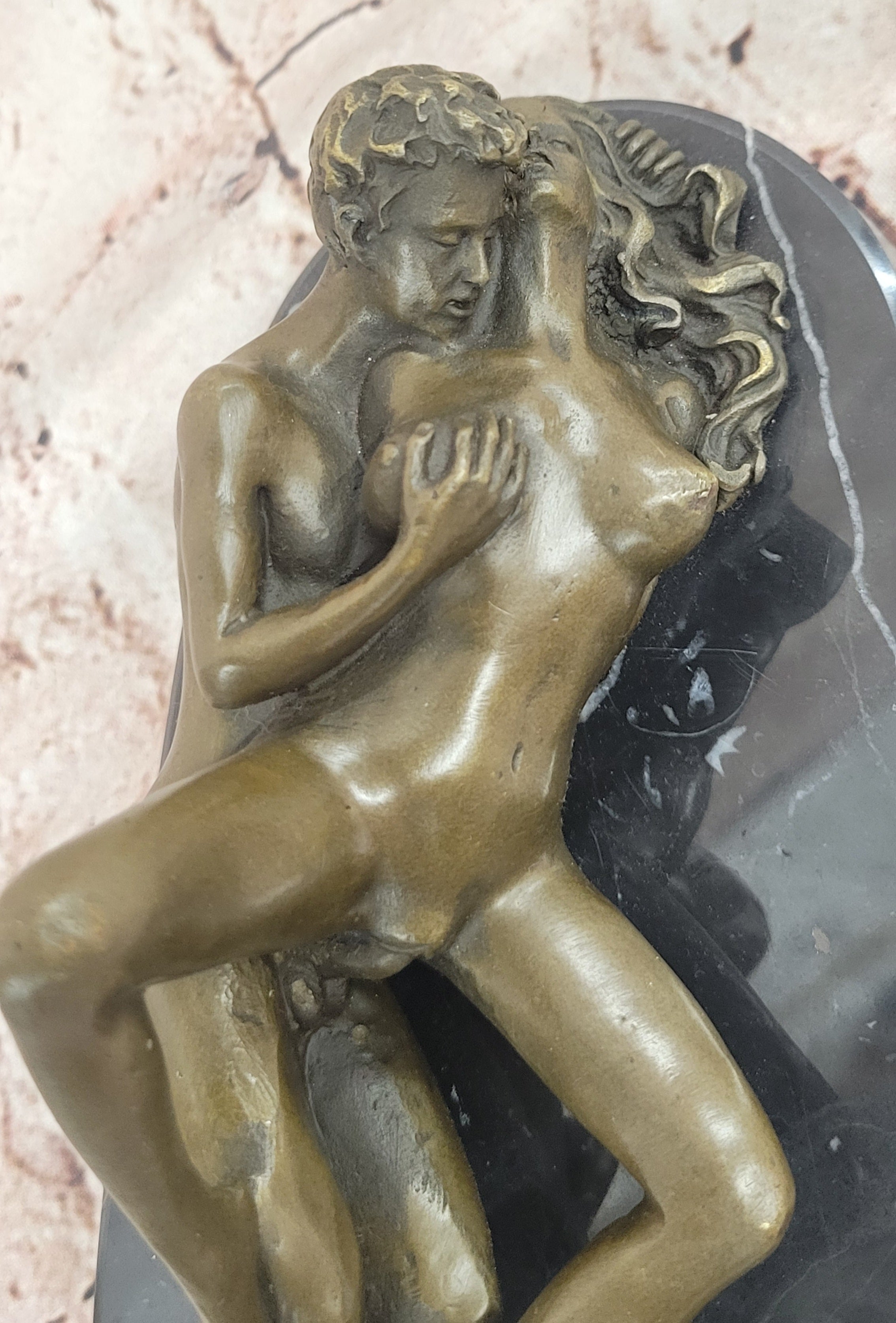 NEW Bronze Sculpture Nude Art Sex Statue,Female Sexual Erotic Quality Gift Decor