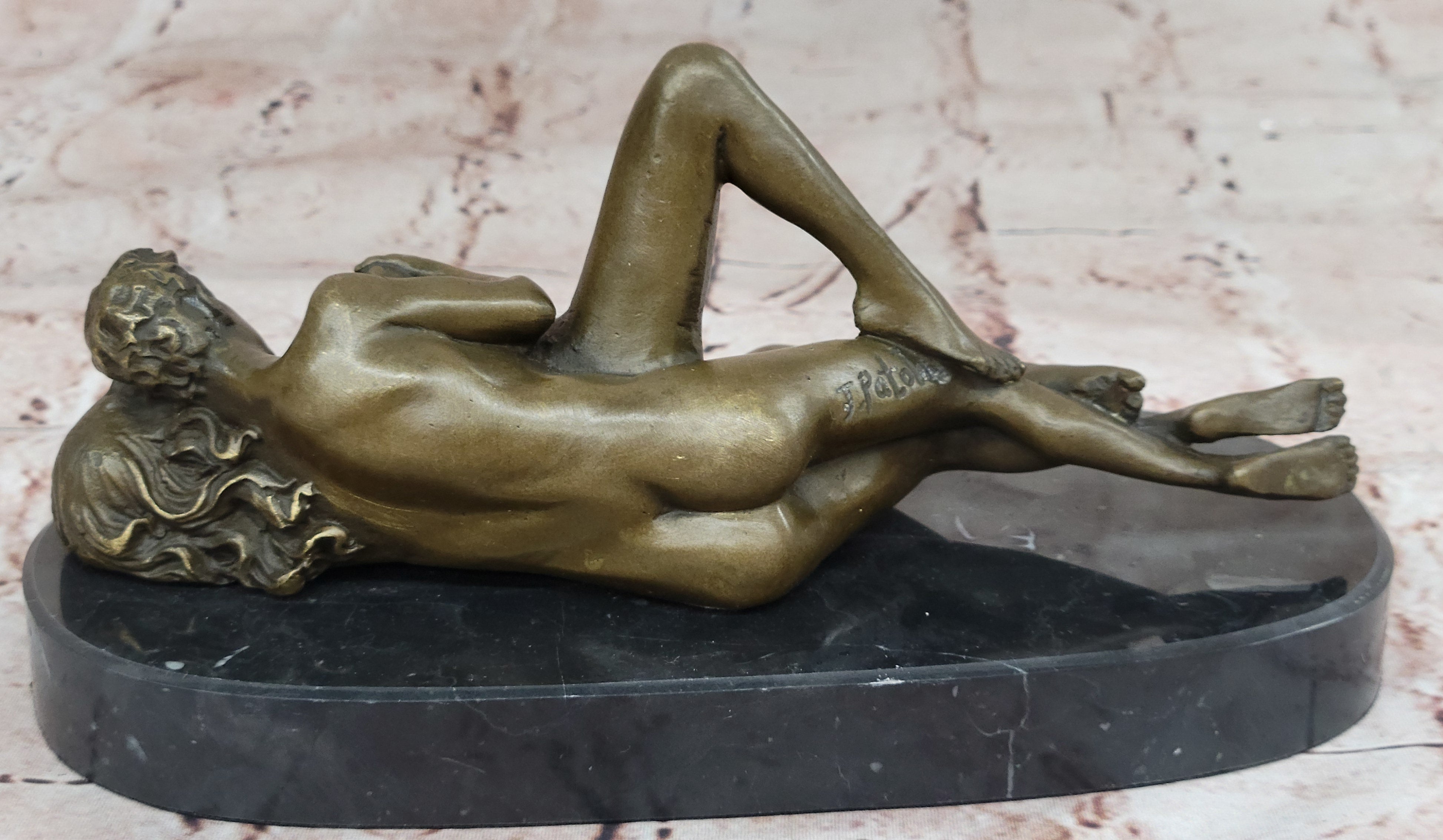 NEW Bronze Sculpture Nude Art Sex Statue,Female Sexual Erotic Quality Gift Decor