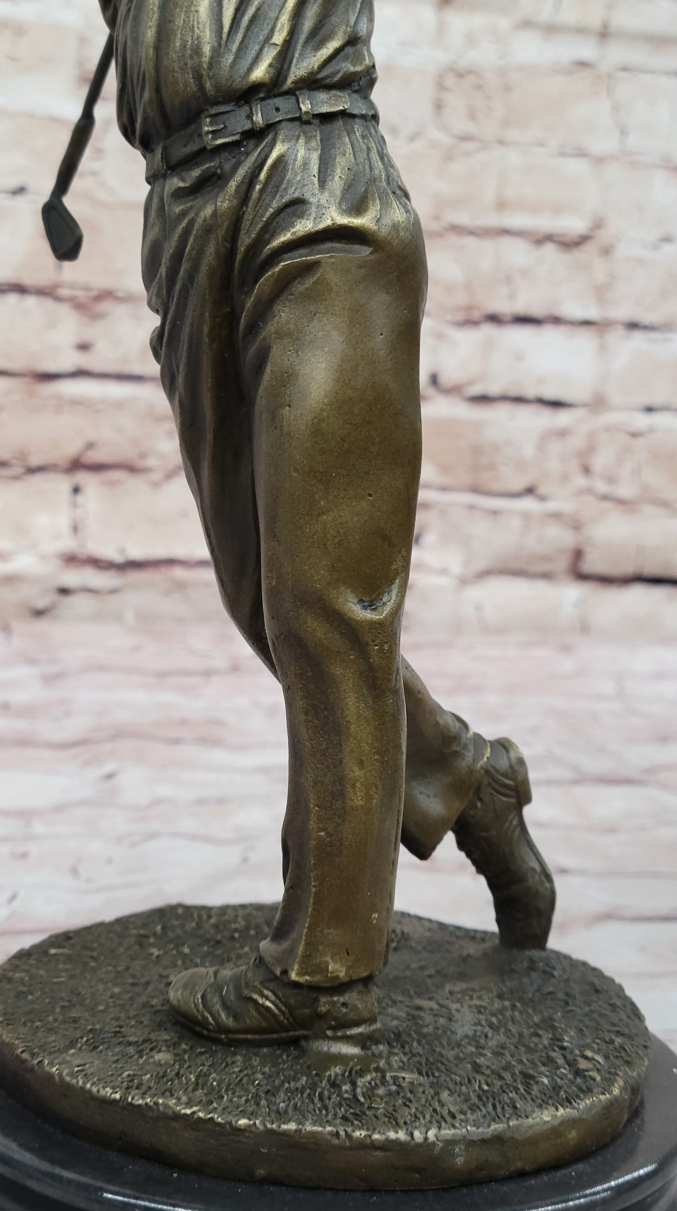 Hot Cast Handcrafted Famous Golfer Signed Original Milo Sport Bronze Sculpture