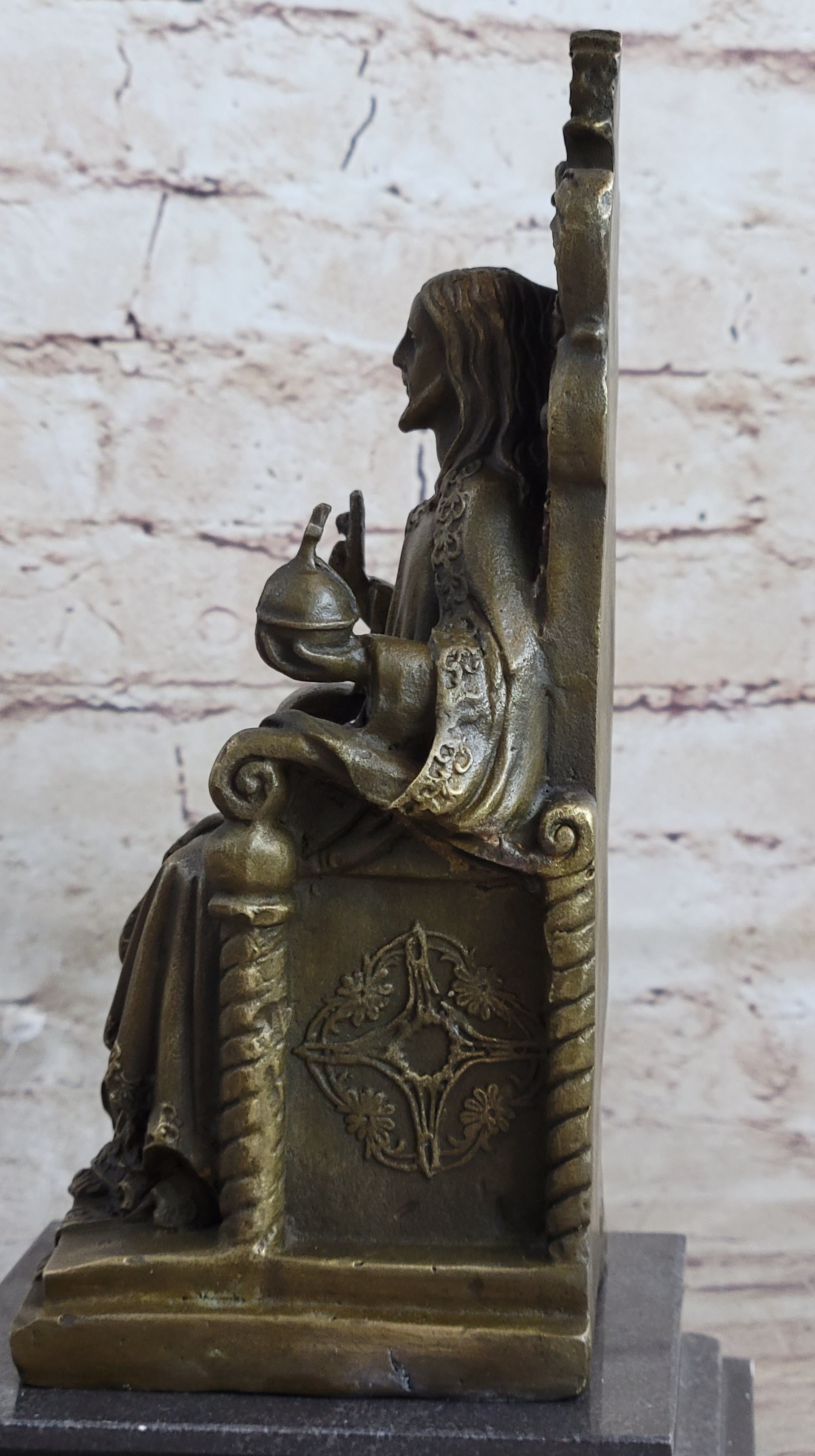 Collectible Bronze Statue *DEAL* Signed Original Valli Religious Jesus Hot Cast