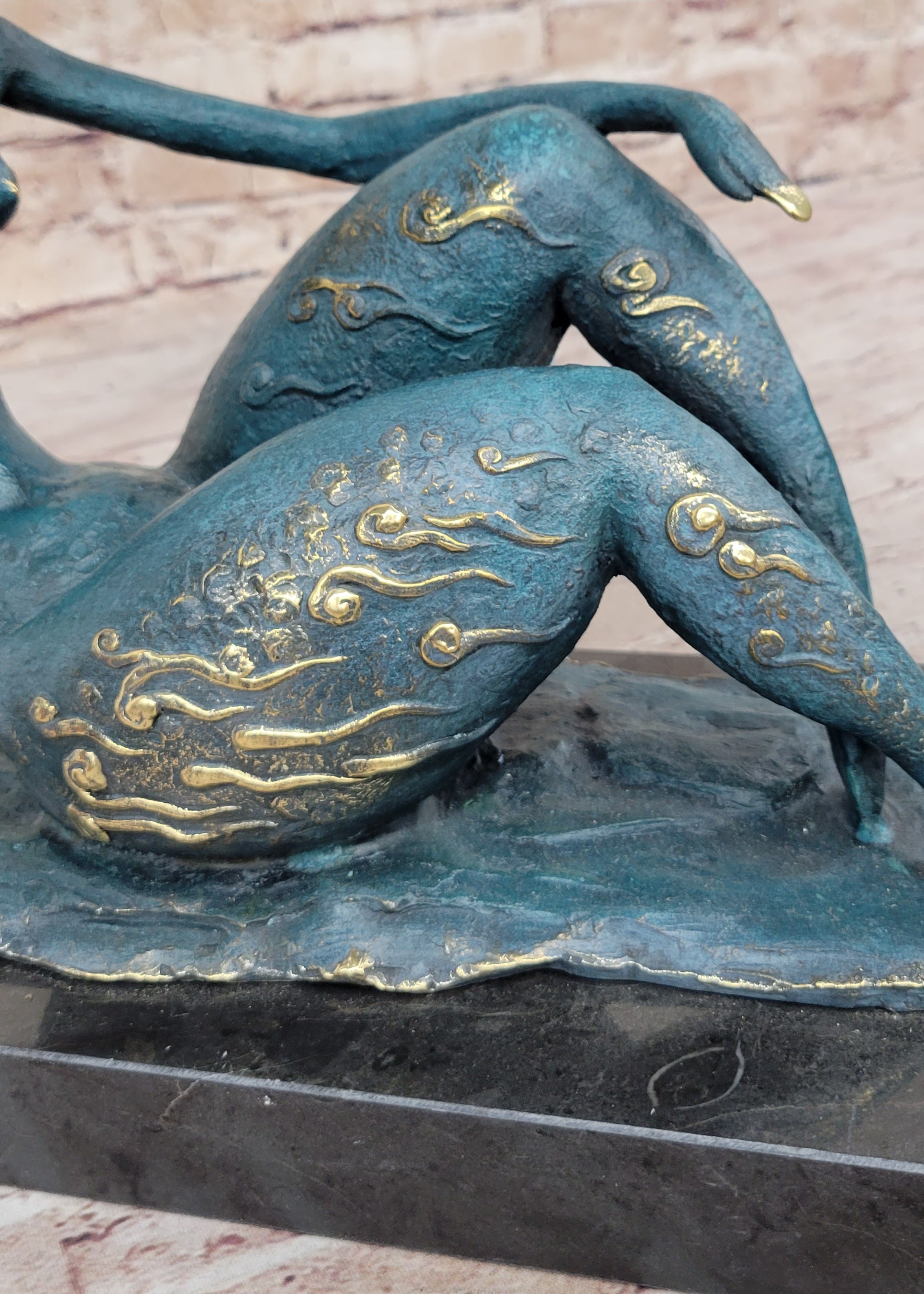 COLLECTIBLE BRONZE SCULPTURE STATUE Erotic Large Original Milo Nude Female Sale