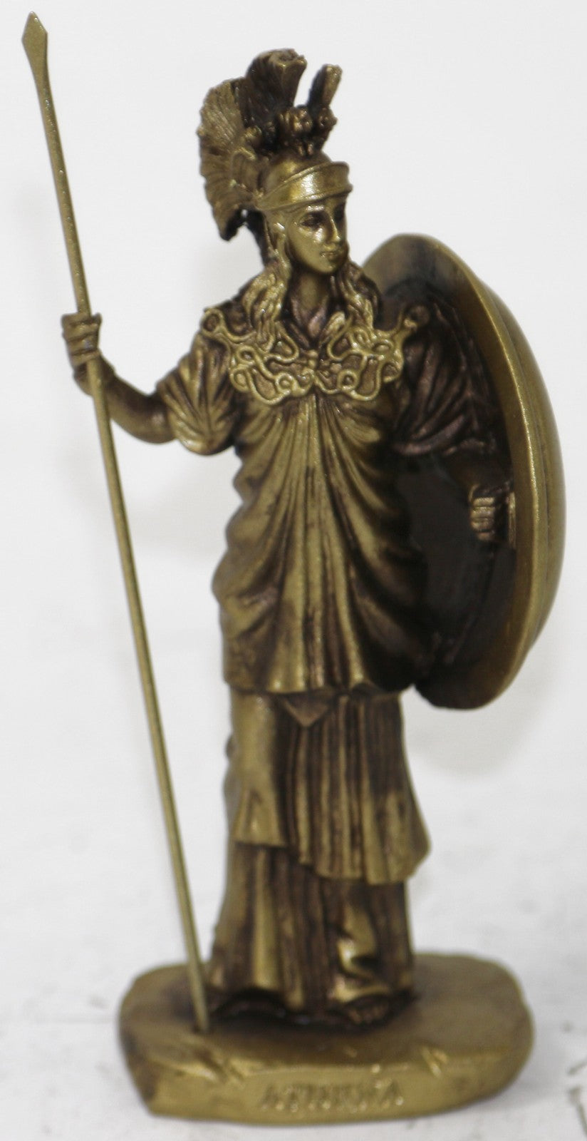 Athena Roman/Greek Goddess Handcrafted Bronze Effect Sculpture Figurine Figure