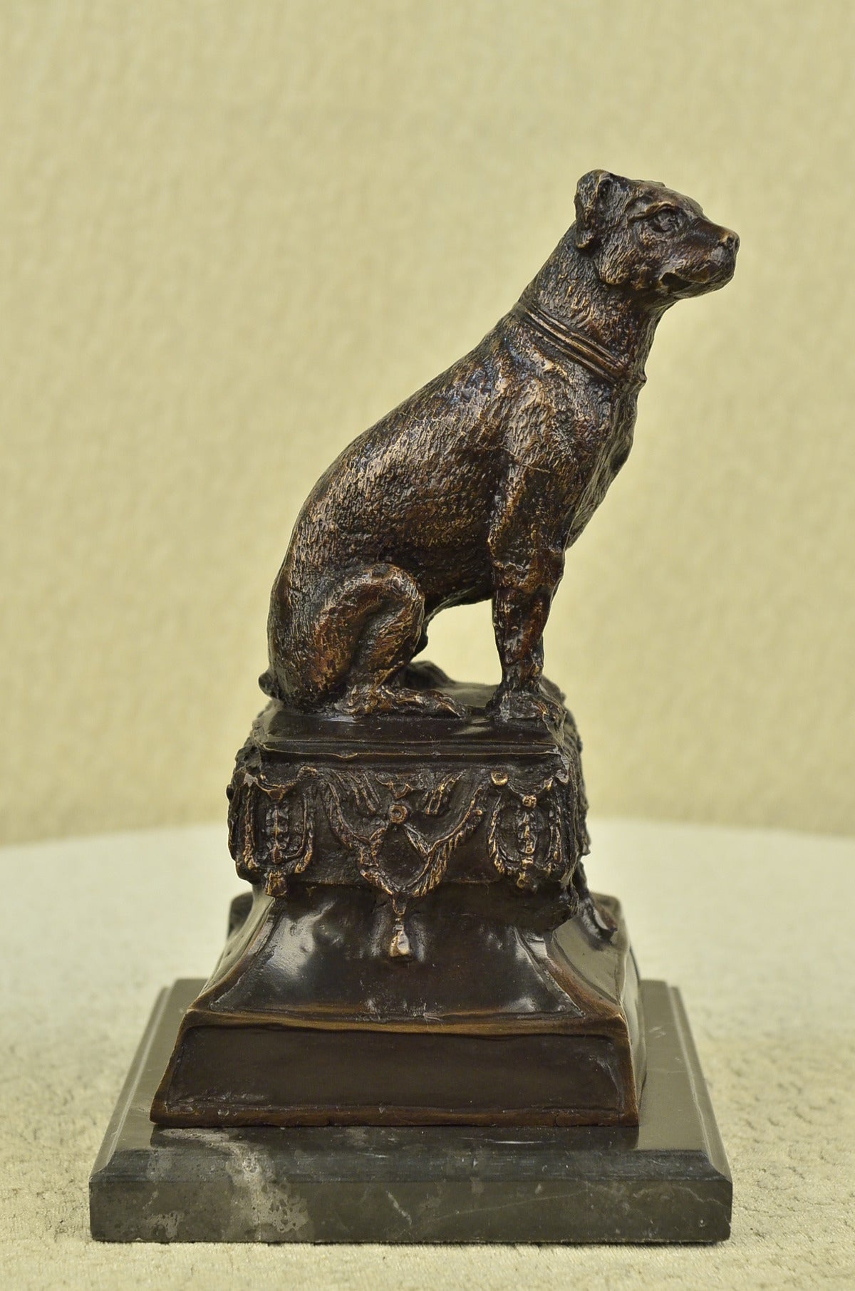 Medium Labrador Genuine Solid Bronze Foundry Cast Sculpture by P.J Mene Artwork