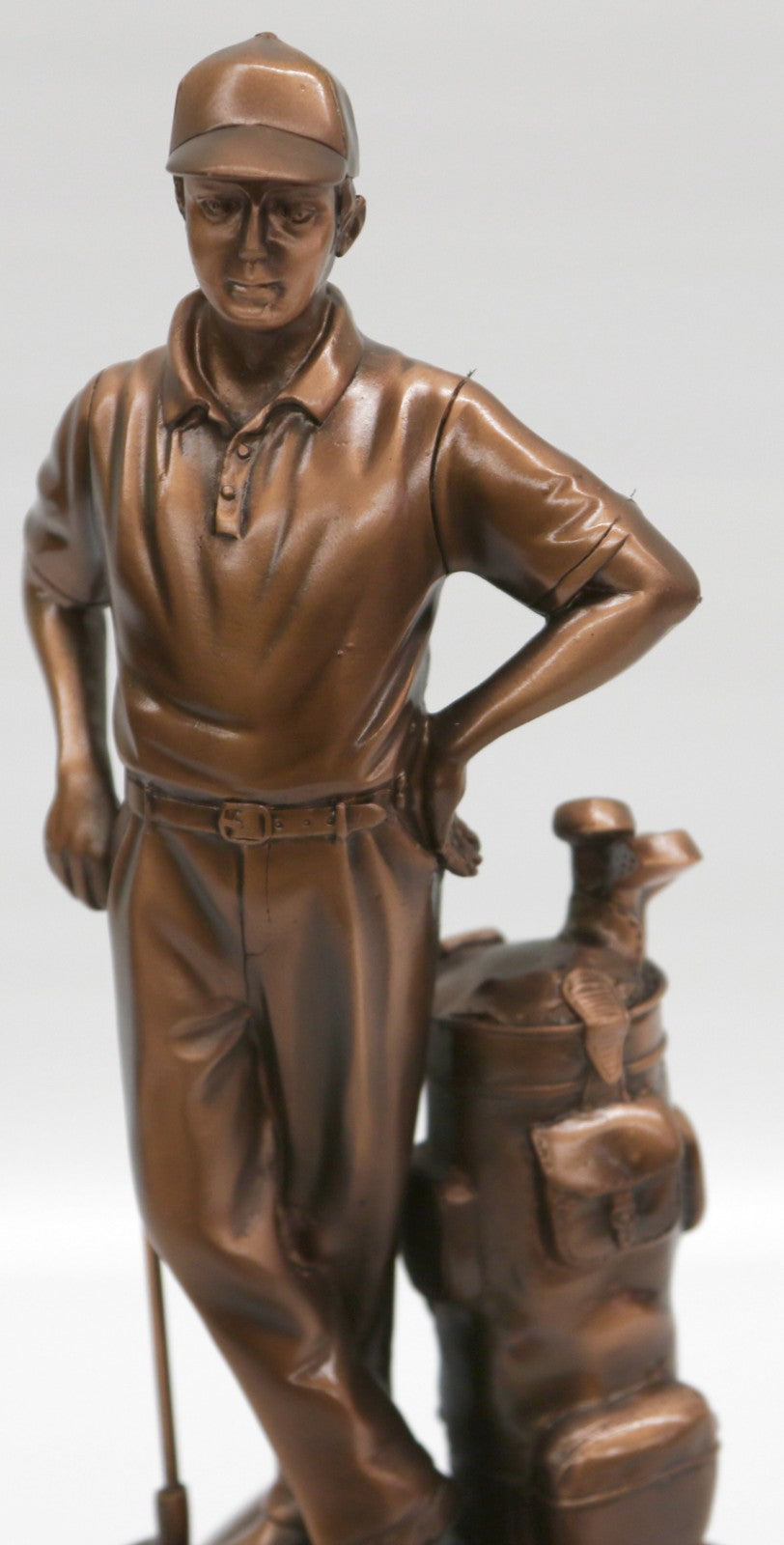 Male Golfer Golf Trophy Tournament Club Award Art Bronze Effect Statue   54054 04 