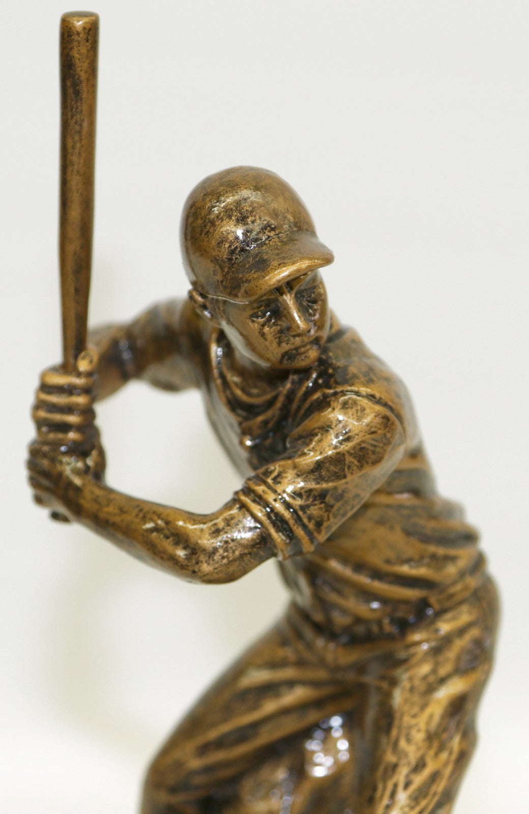 Bronze Sculpture Handcrafted Collectible Baseball Player by Milo Figurine Figure