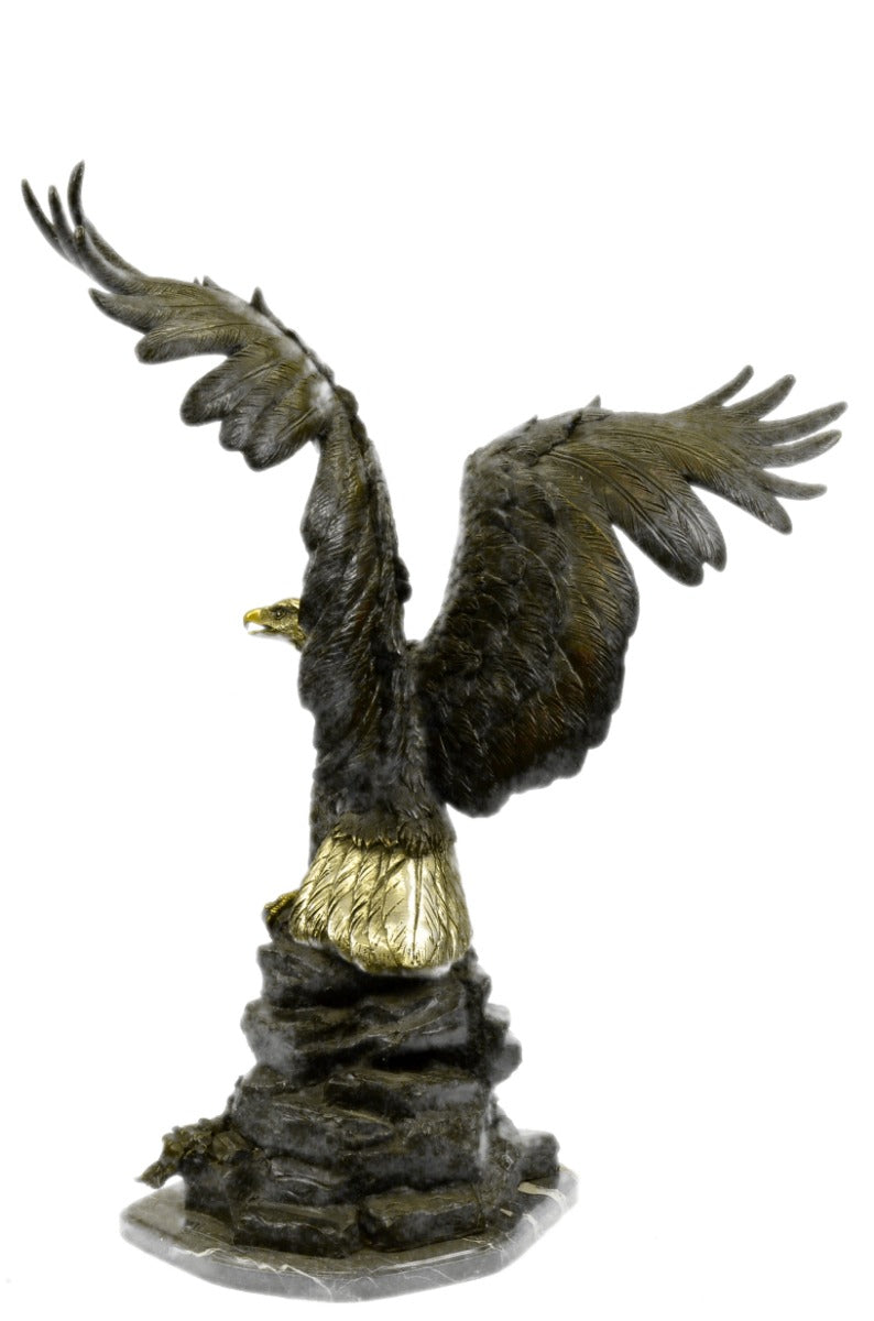 American Bald Eagle Backyard Garden Pool Decoration Bronze Sculpture Figurine