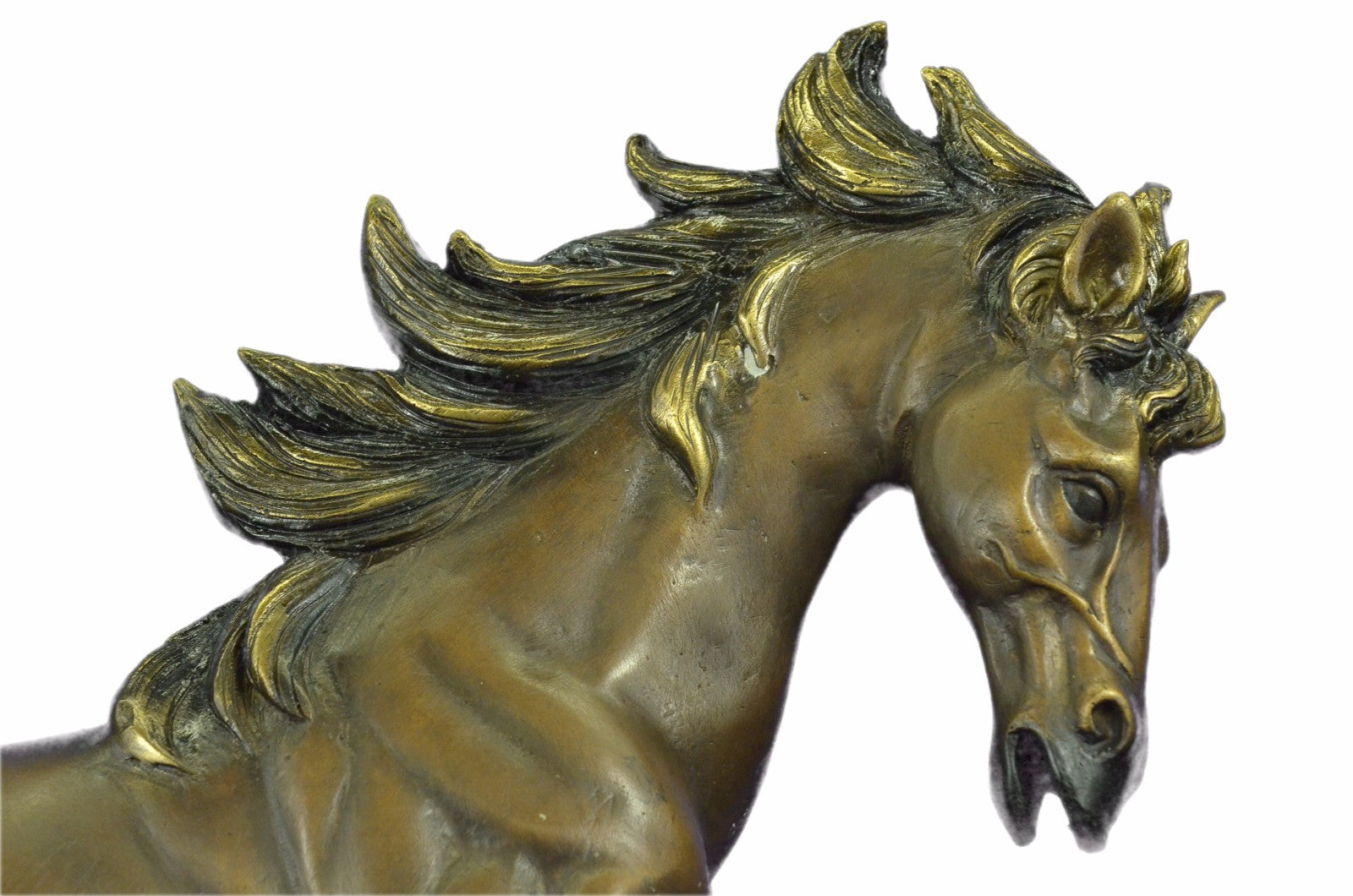 Gorgeous Modern Horse Hot Cast Motion Bronze Sculpture Statue Figurine Art Decor