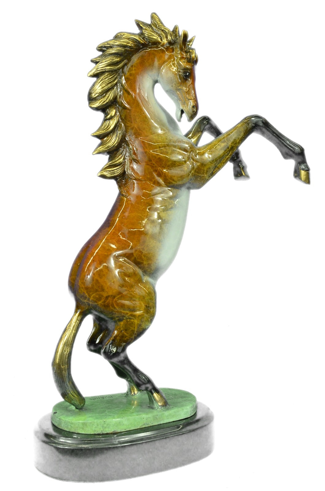 Bronze Sculpture Horses Large Marlye Horse Equestrian Figure Sculpture Art