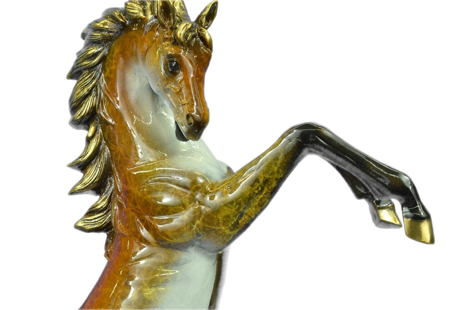 Bronze Sculpture Horses Large Marlye Horse Equestrian Figure Sculpture Art