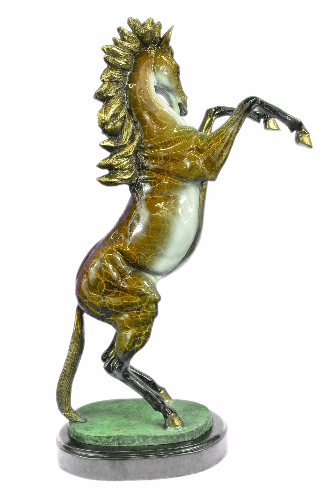 Limited Edition Numbered Original Marius HotCast Stallion Horse Bronze Sculpture