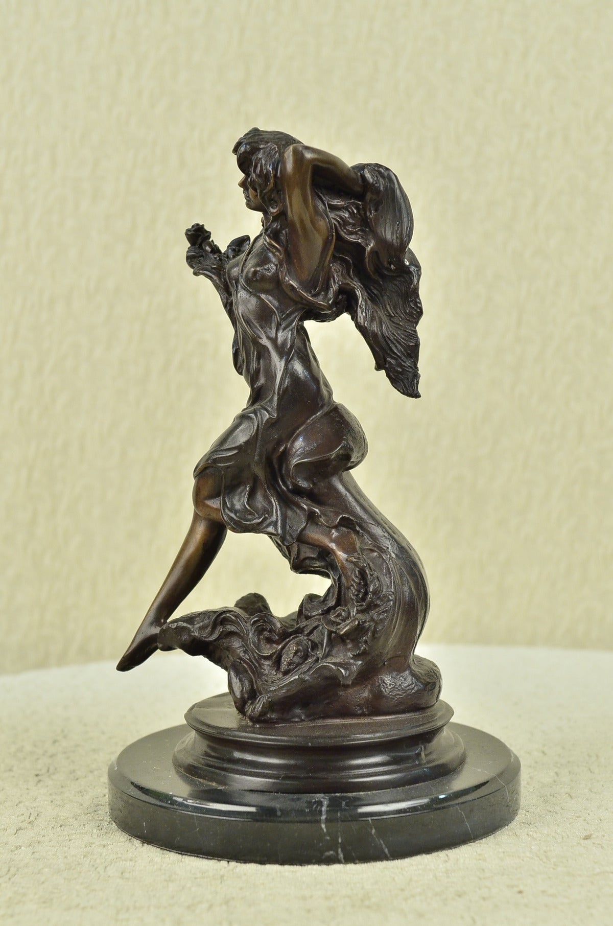 CLEARANCE SALE ASTROLOGY VIRGO BRONZE STATUE FIGURINE FIGURE SCULPTURE