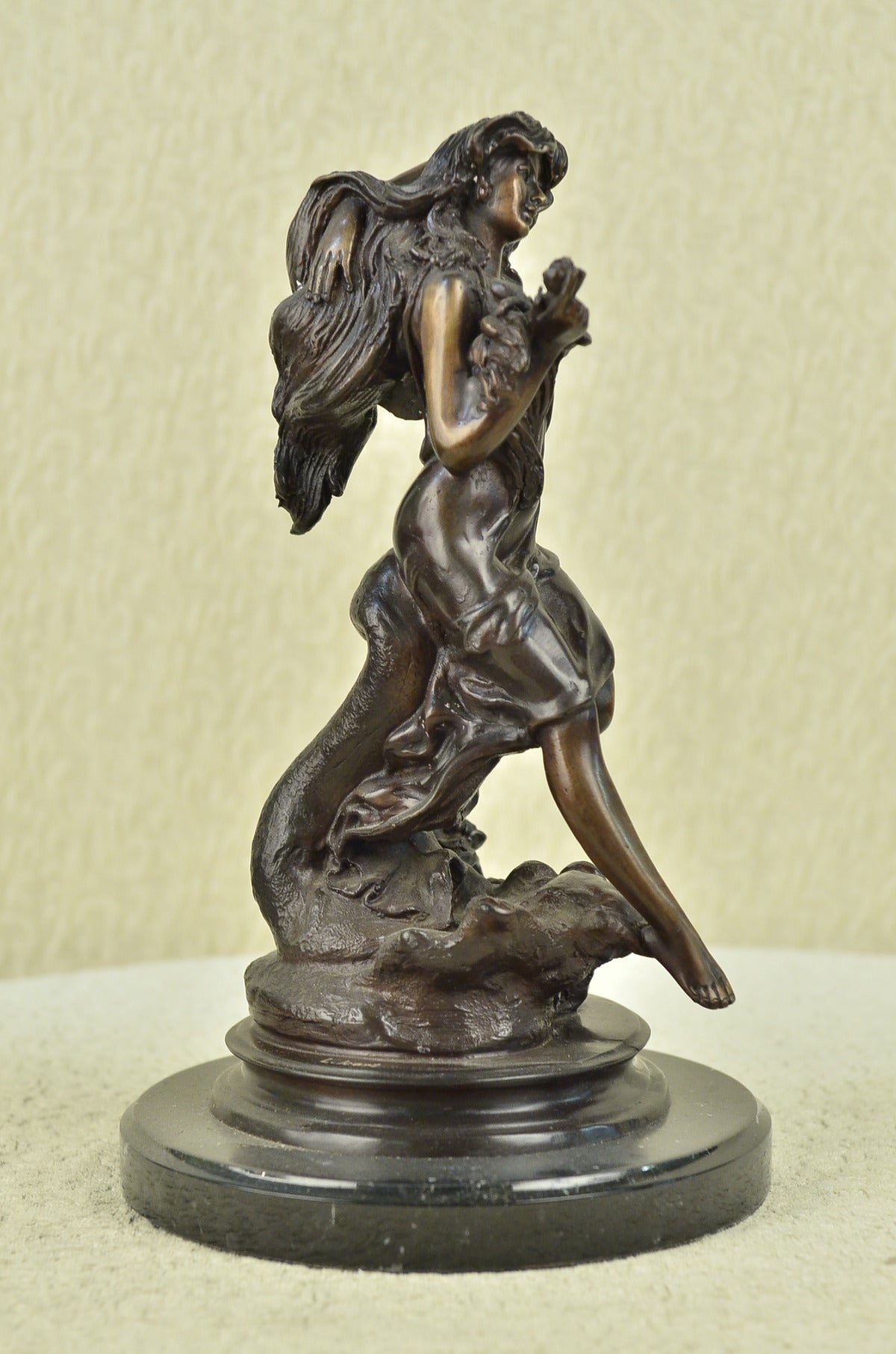 CLEARANCE SALE ASTROLOGY VIRGO BRONZE STATUE FIGURINE FIGURE SCULPTURE