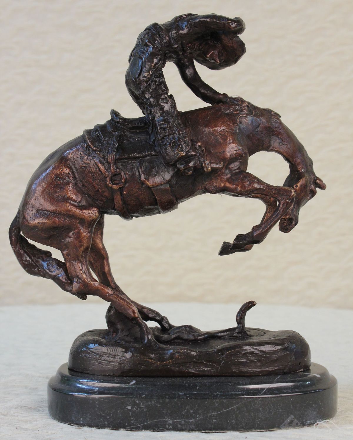 BRONZE FREDERIC REMINGTON RATTLESNAKE SCULPTURE STATUE COLLECTIBLE NEW FIGURINE