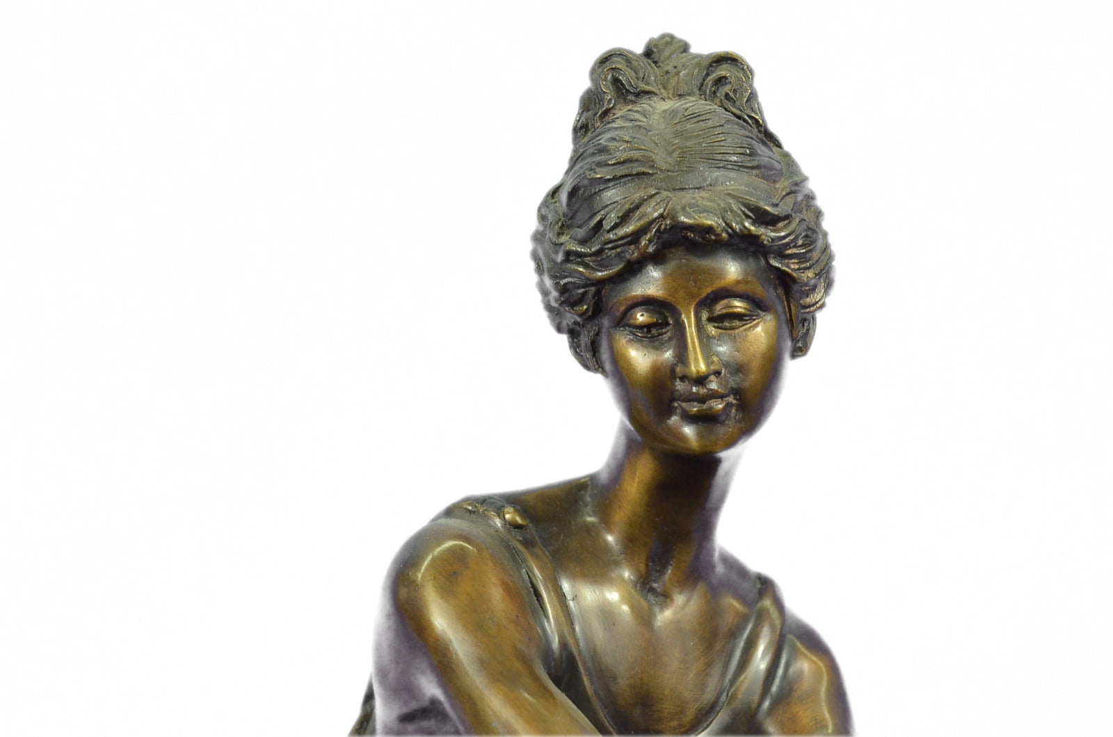 Handcrafted bronze sculpture SALE Woman Moreau By Lady Seductive