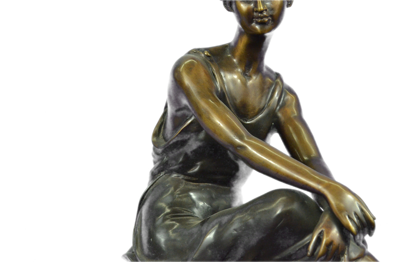 Handcrafted bronze sculpture SALE Woman Moreau By Lady Seductive