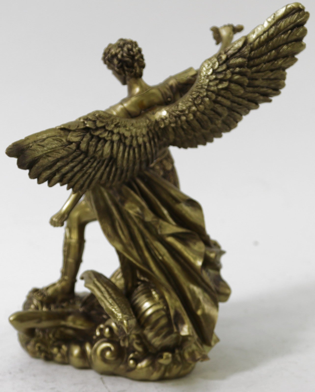 collectible Archangel Michael artist`s resin sculpture from The European Finery