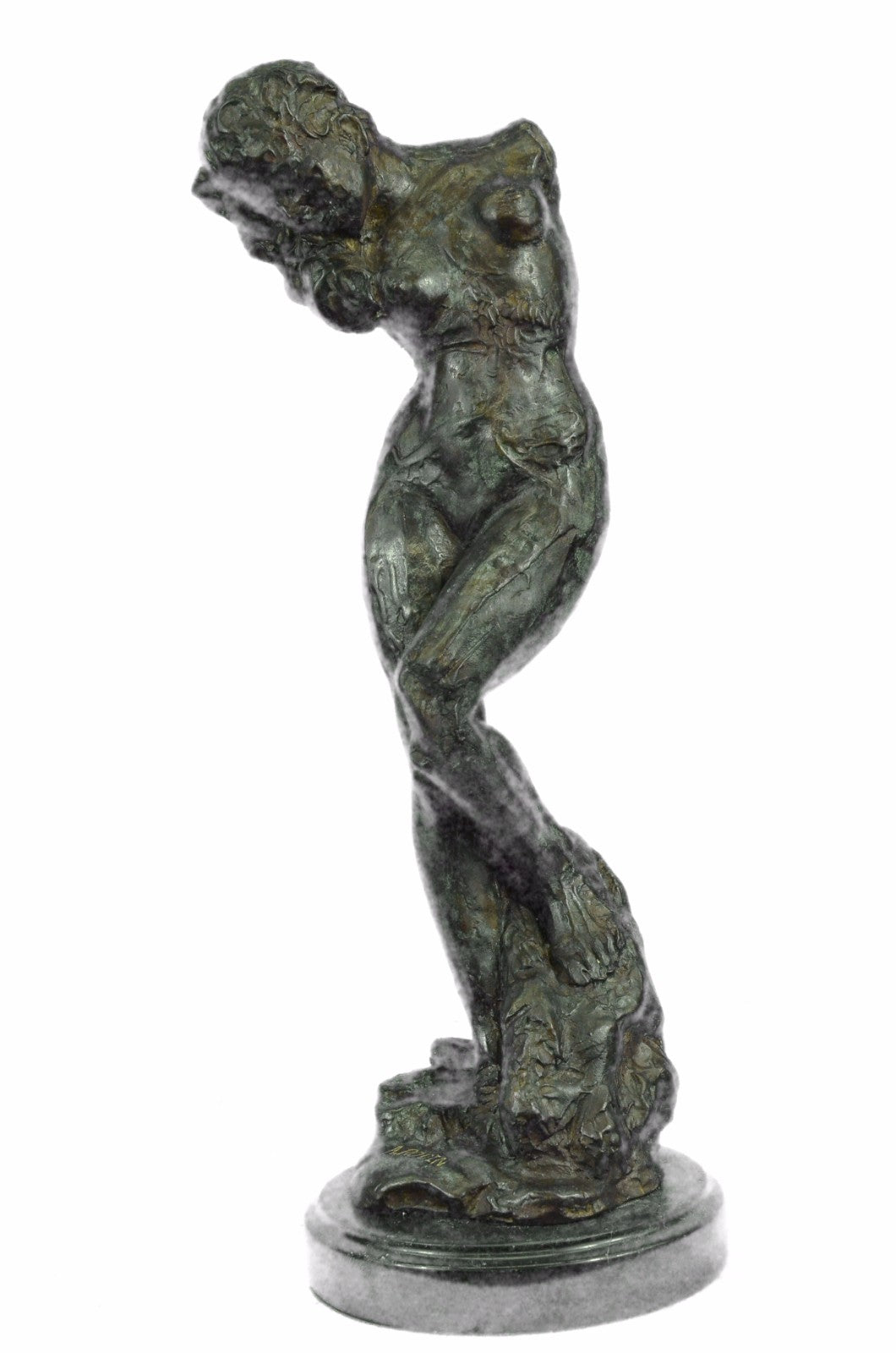 Rodin Hot Cast Nude Girl Torso Classic Bronze Sculpture Artwork Figurine Sale