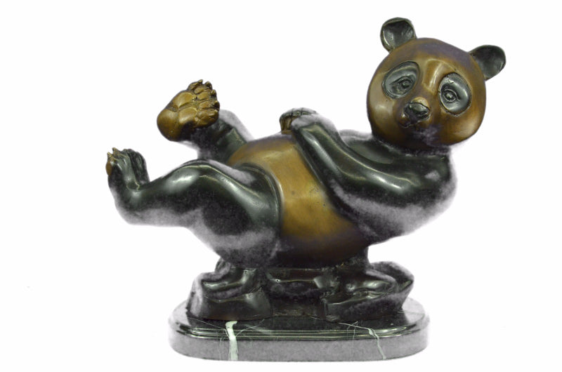 Bronze Sculpture 12/100 Collector Edition Panda Hot Cast Masterpiece Figurine