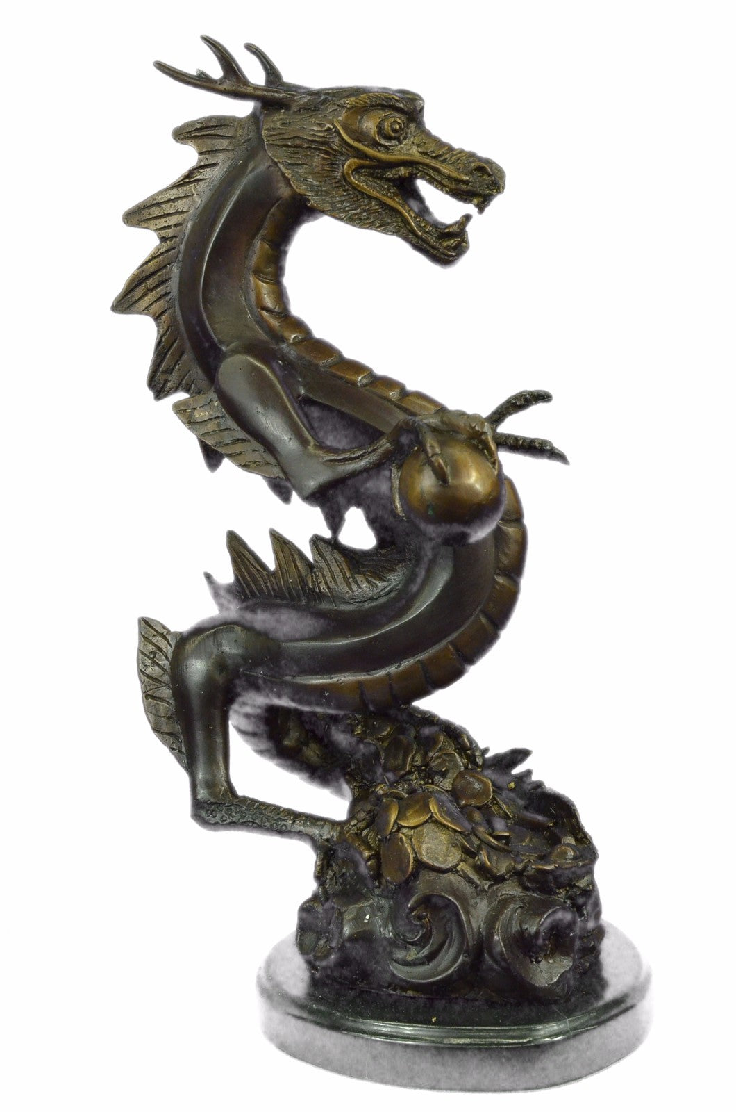 Collector Edition Numbered Furious Dragon Bronze Classic Artwork Sculpture Sale