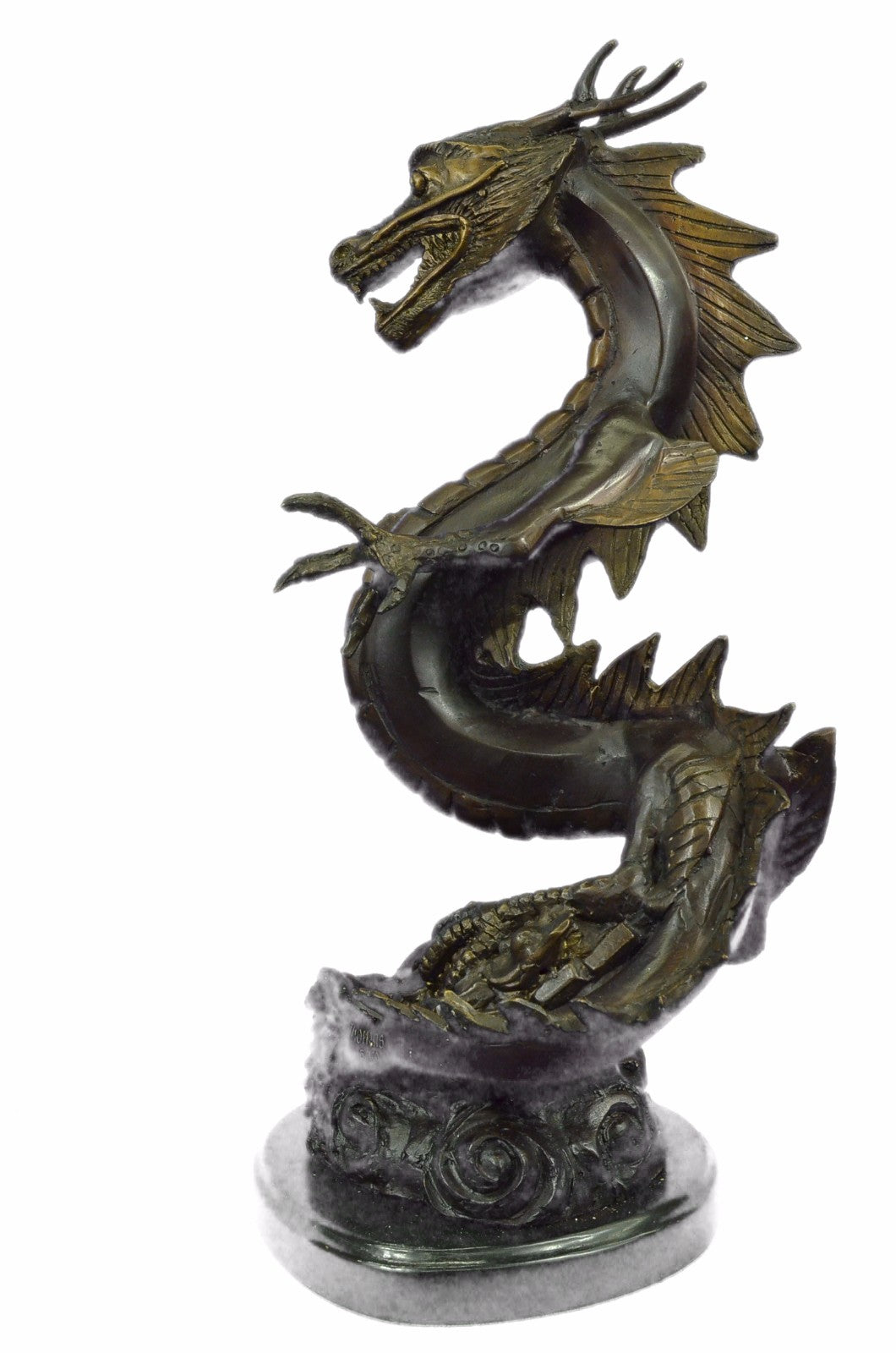 Collector Edition Numbered Furious Dragon Bronze Classic Artwork Sculpture Sale