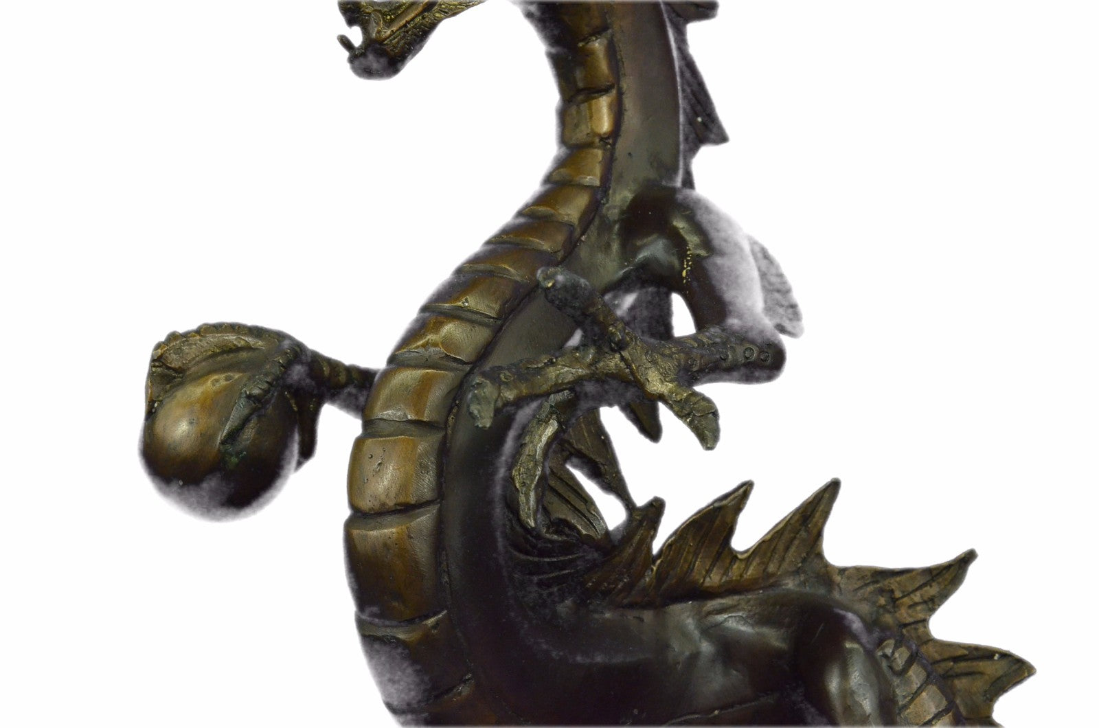 Collector Edition Numbered Furious Dragon Bronze Classic Artwork Sculpture Sale