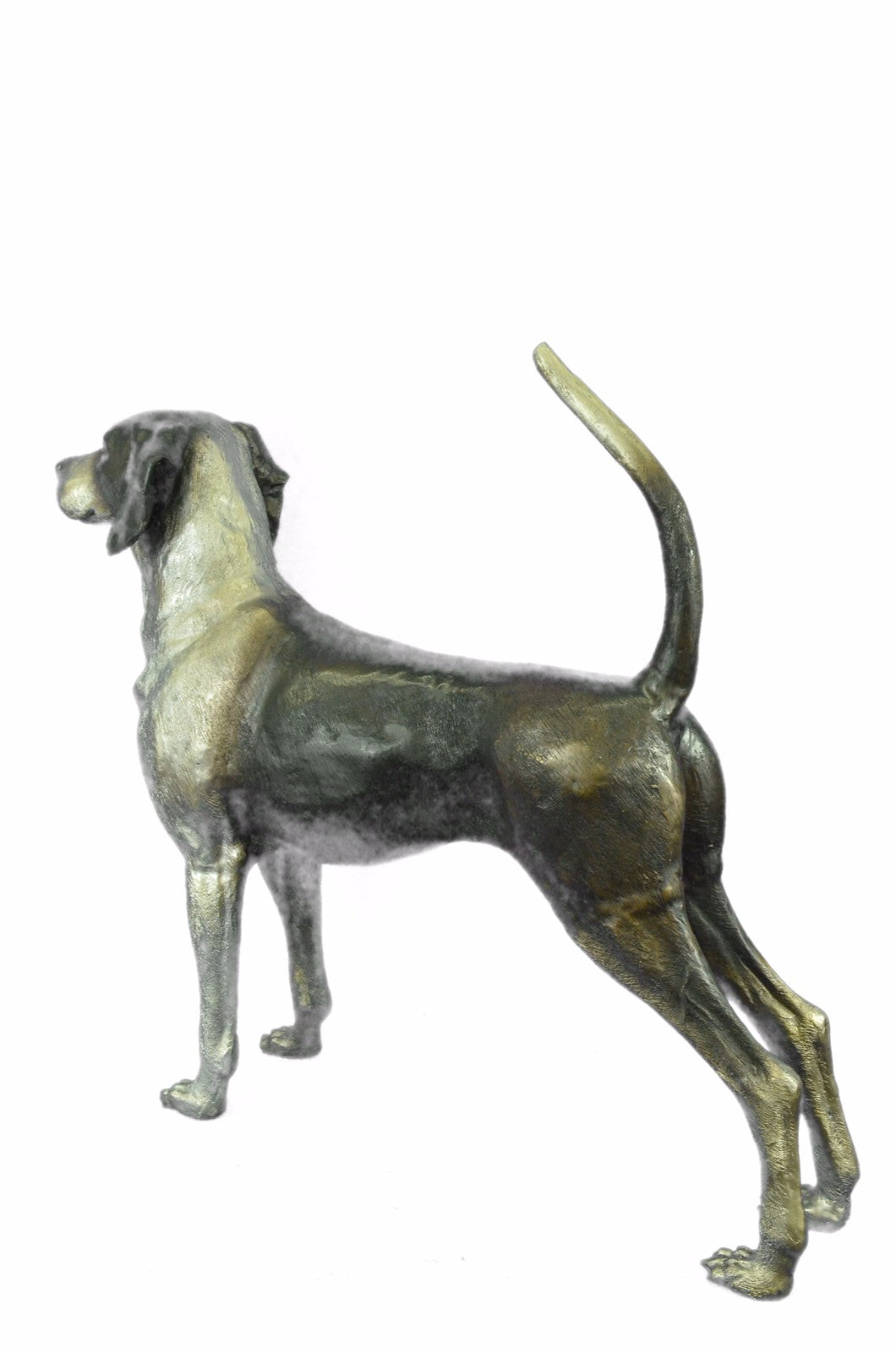 Foxhound Dog Bronze Sculpture Collectible Collector Detailed Figurine Hotcast