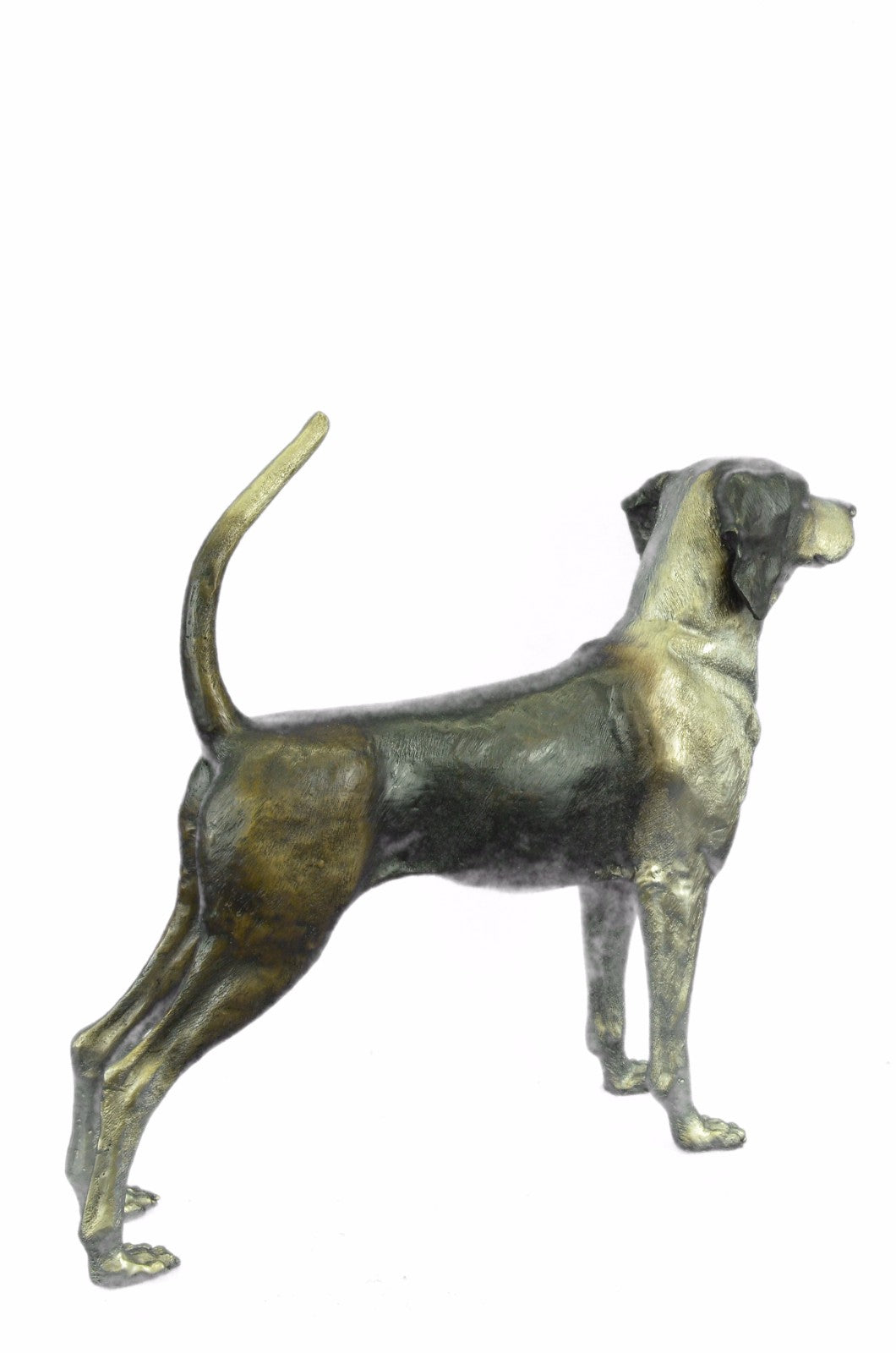 Foxhound Dog Bronze Sculpture Collectible Collector Detailed Figurine Hotcast