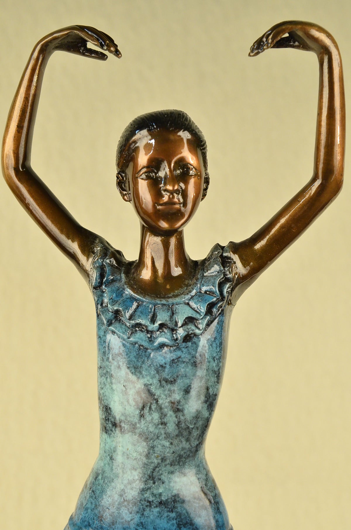 Handcrafted bronze sculpture SALE Danc Posing Standing Figural Ballerina Metal