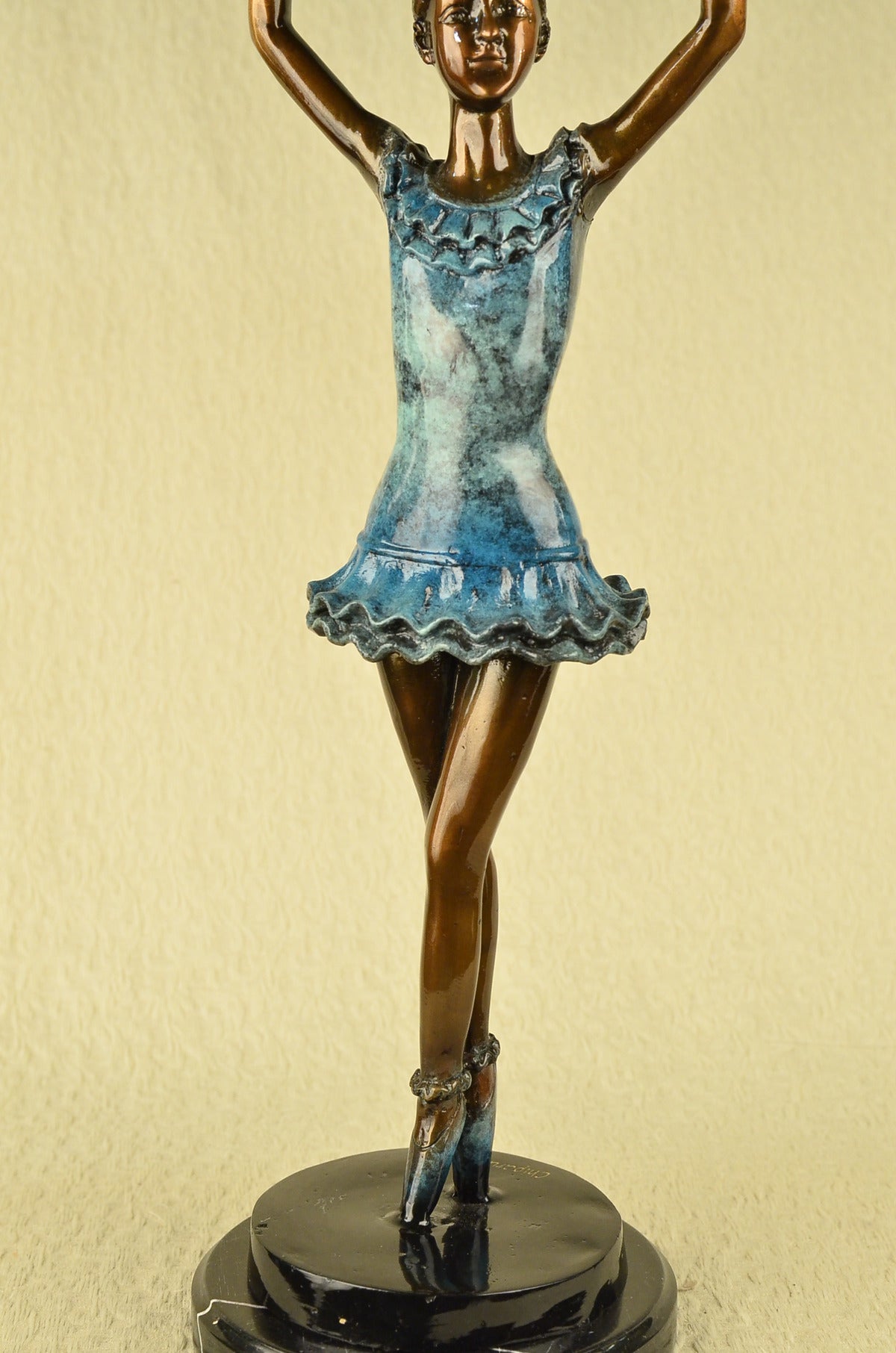 Handcrafted bronze sculpture SALE Danc Posing Standing Figural Ballerina Metal