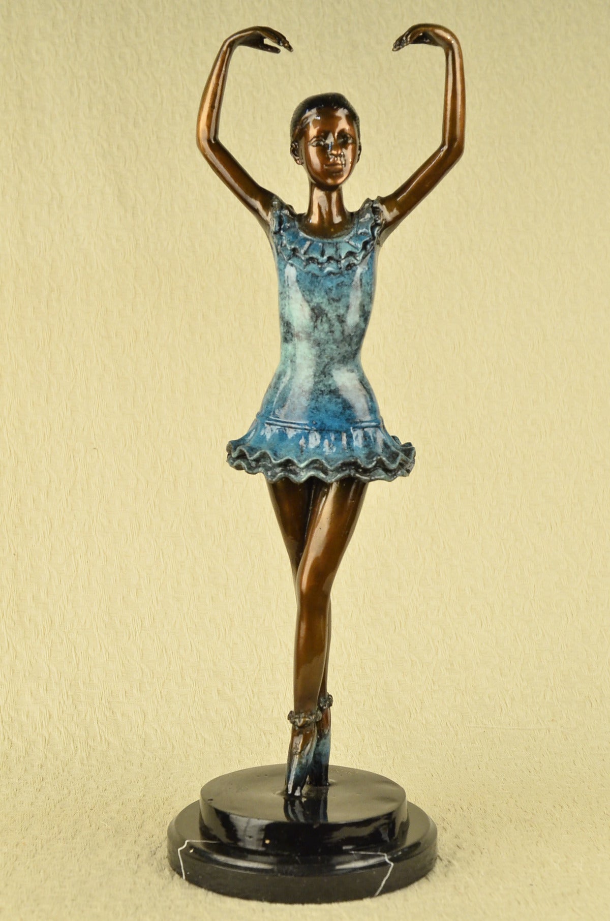 Handcrafted bronze sculpture SALE Danc Posing Standing Figural Ballerina Metal