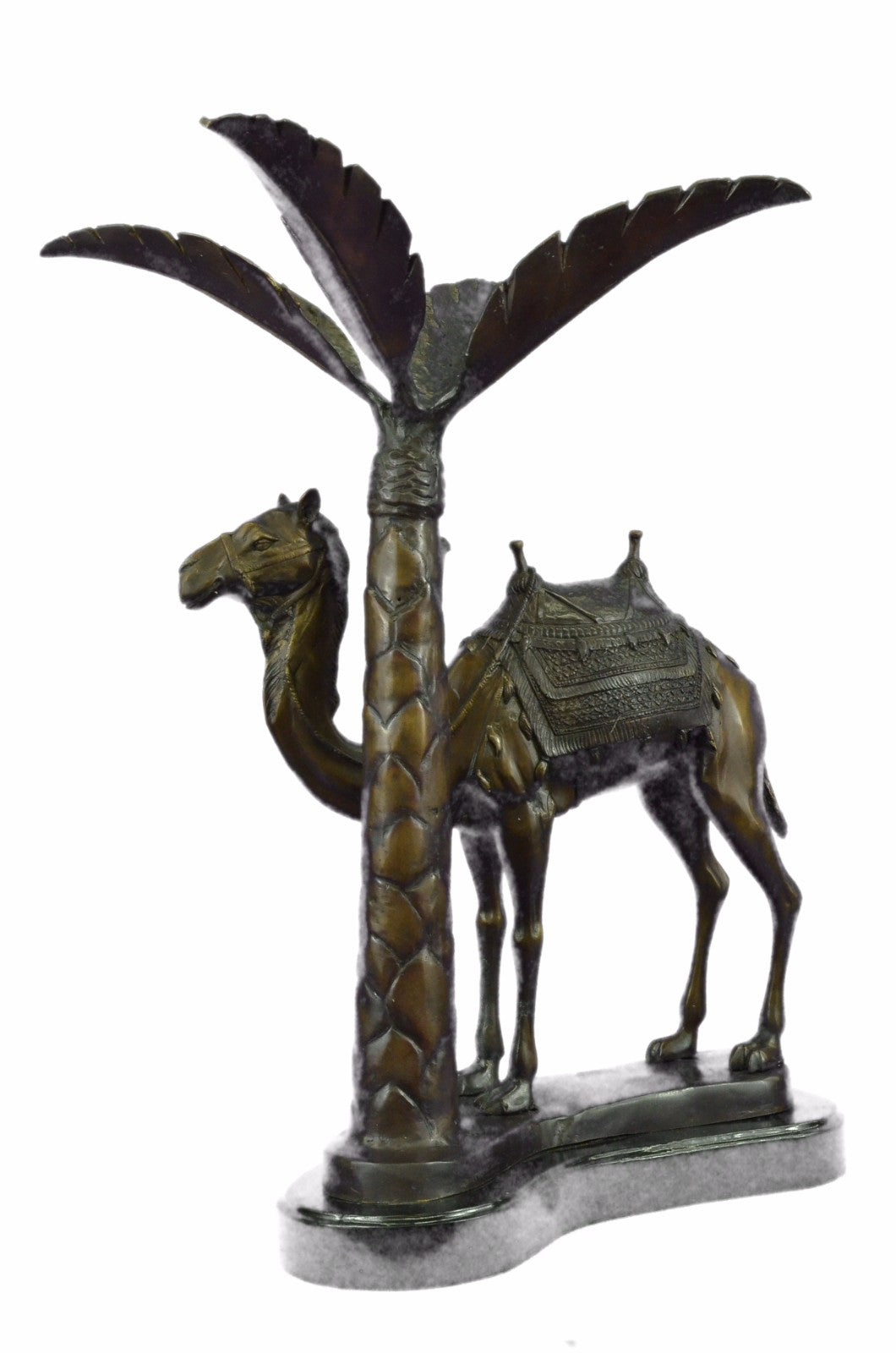 Rare Camel Take A Journey Bronze Sculpture Desert Collectible Art Deco EX Large