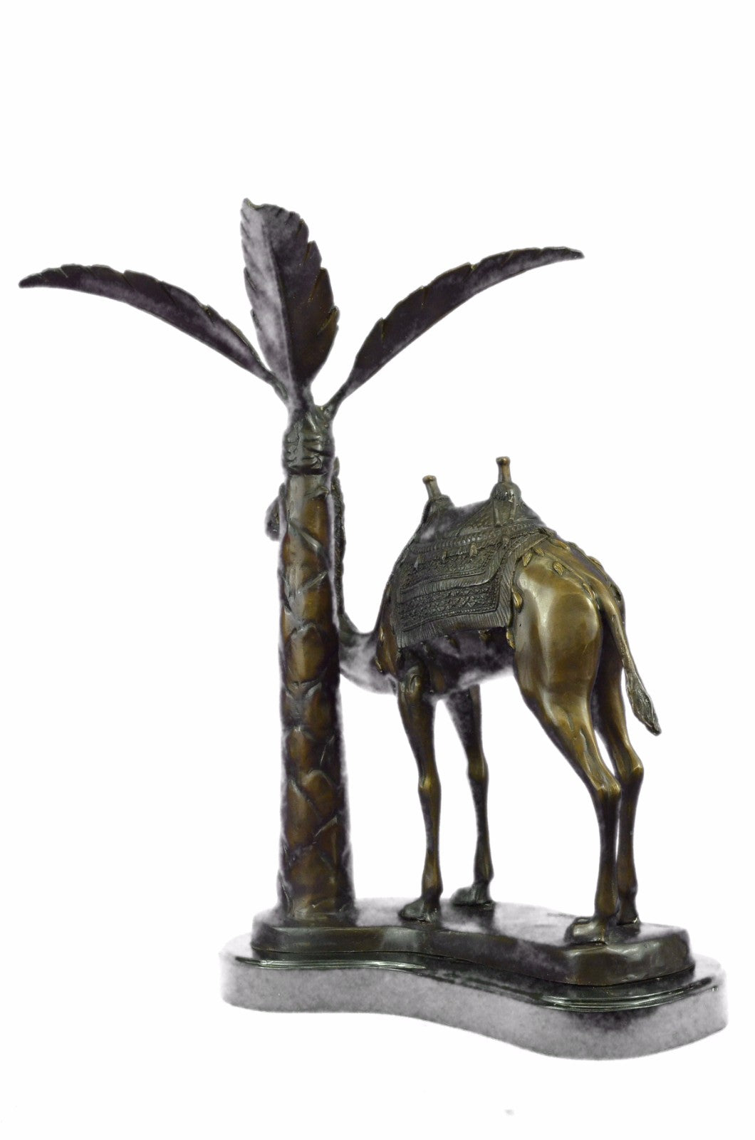 Rare Camel Take A Journey Bronze Sculpture Desert Collectible Art Deco EX Large