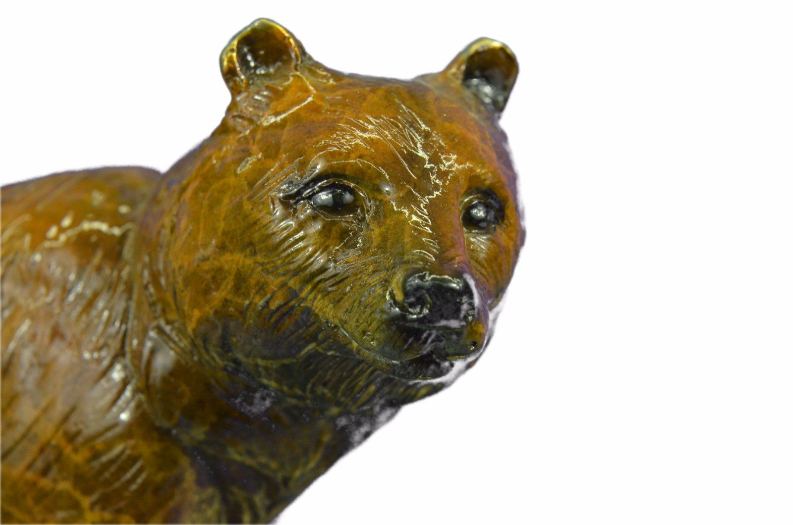 Collectible Handcrafted Limited Edition Bear Bronze Sculpture With COA Figurine