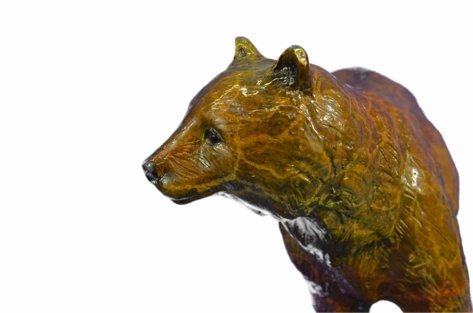 Collectible Handcrafted Limited Edition Bear Bronze Sculpture With COA Figurine