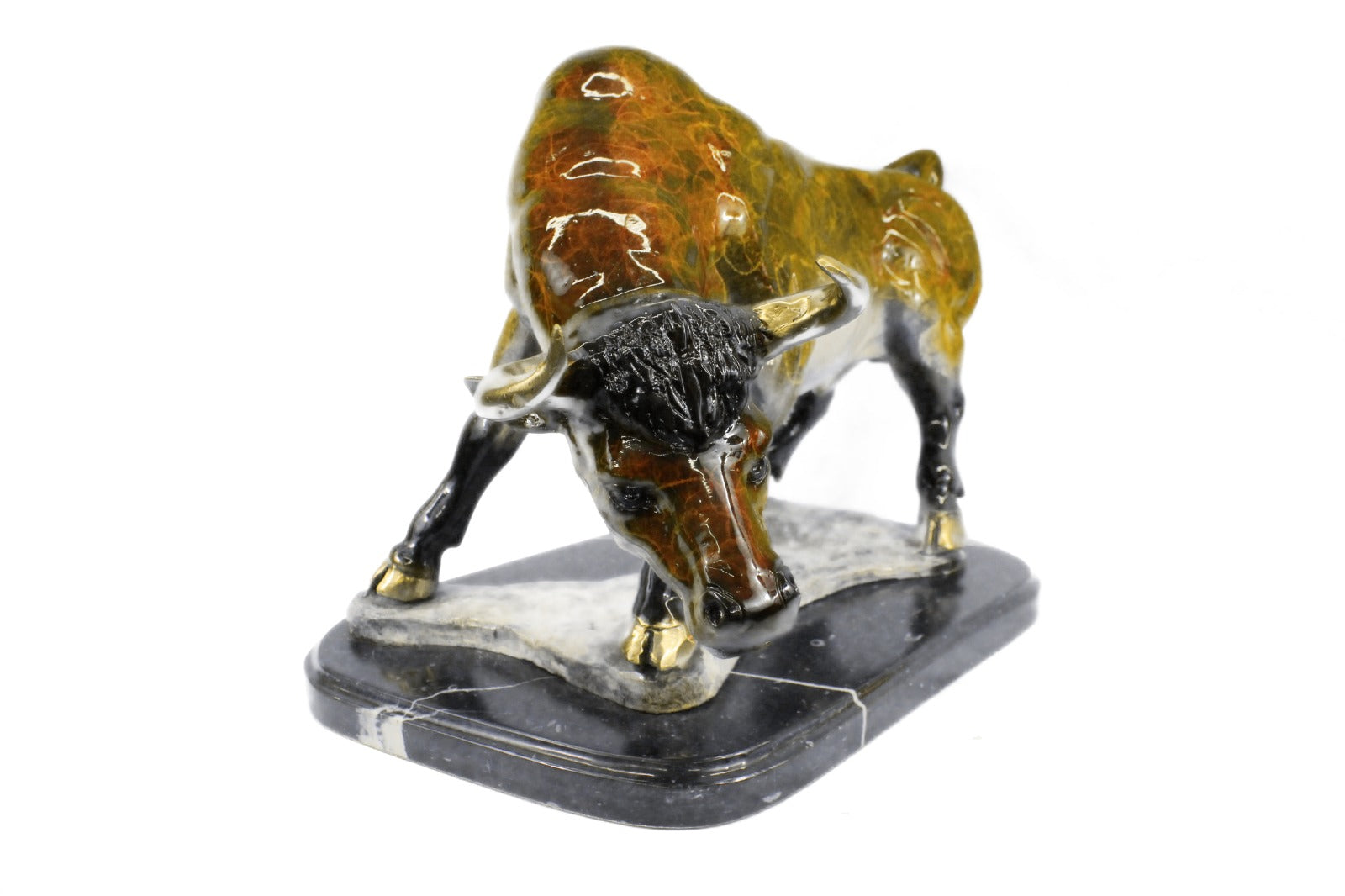 Hot Cast Limited Edition Stock Market Bull Bronze Sculpture Figurine Decor Gift