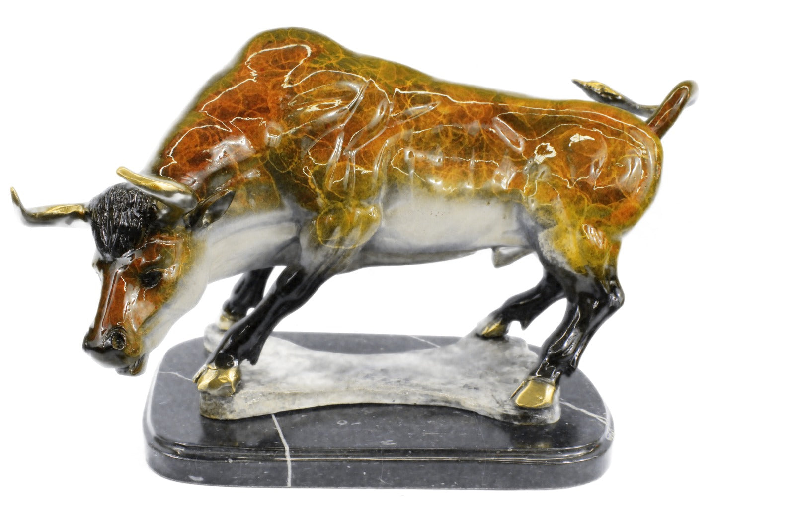 Hot Cast Limited Edition Stock Market Bull Bronze Sculpture Figurine Decor Gift